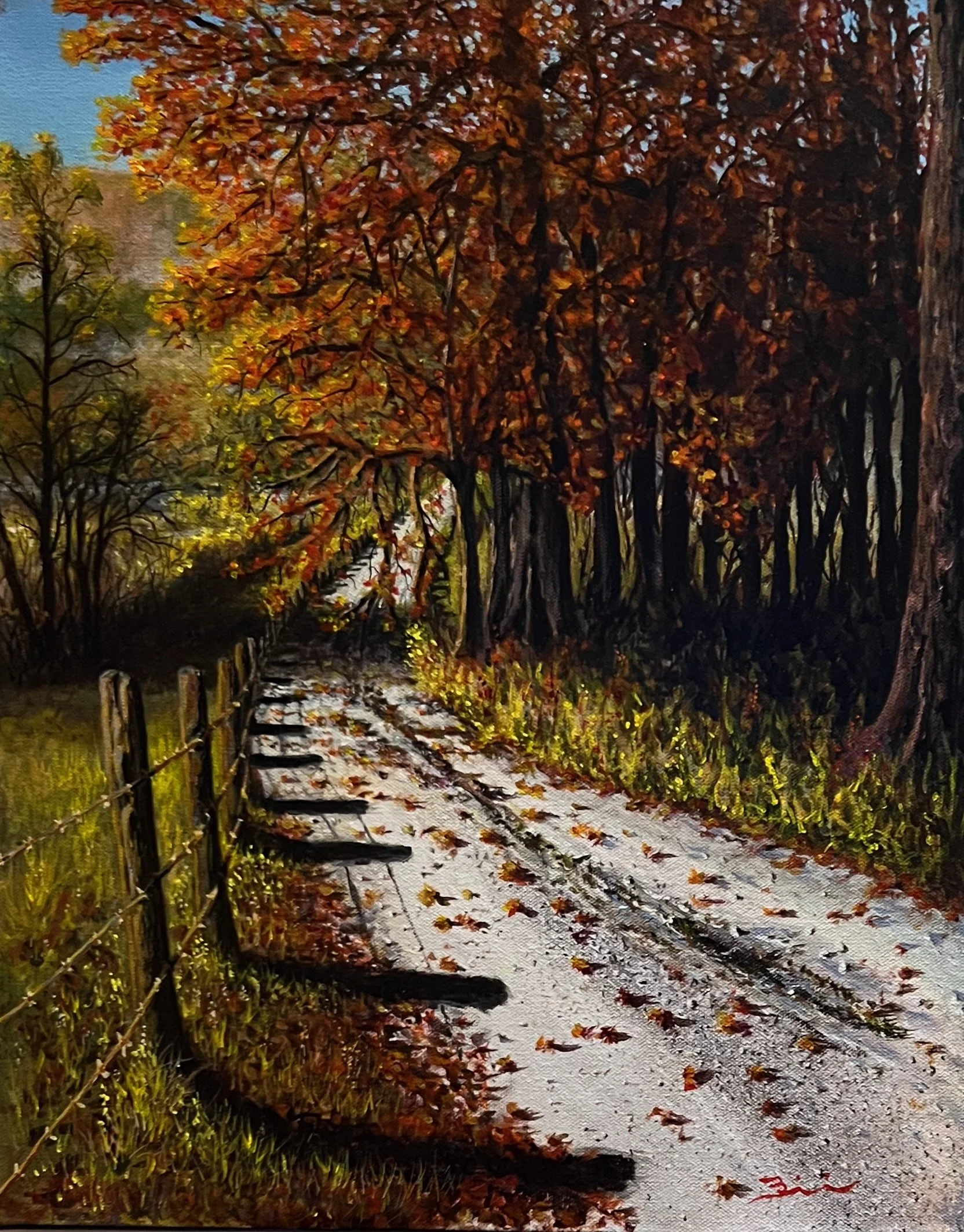 Lane of Whispers
Acrylic on canvas
16 × 20 in.