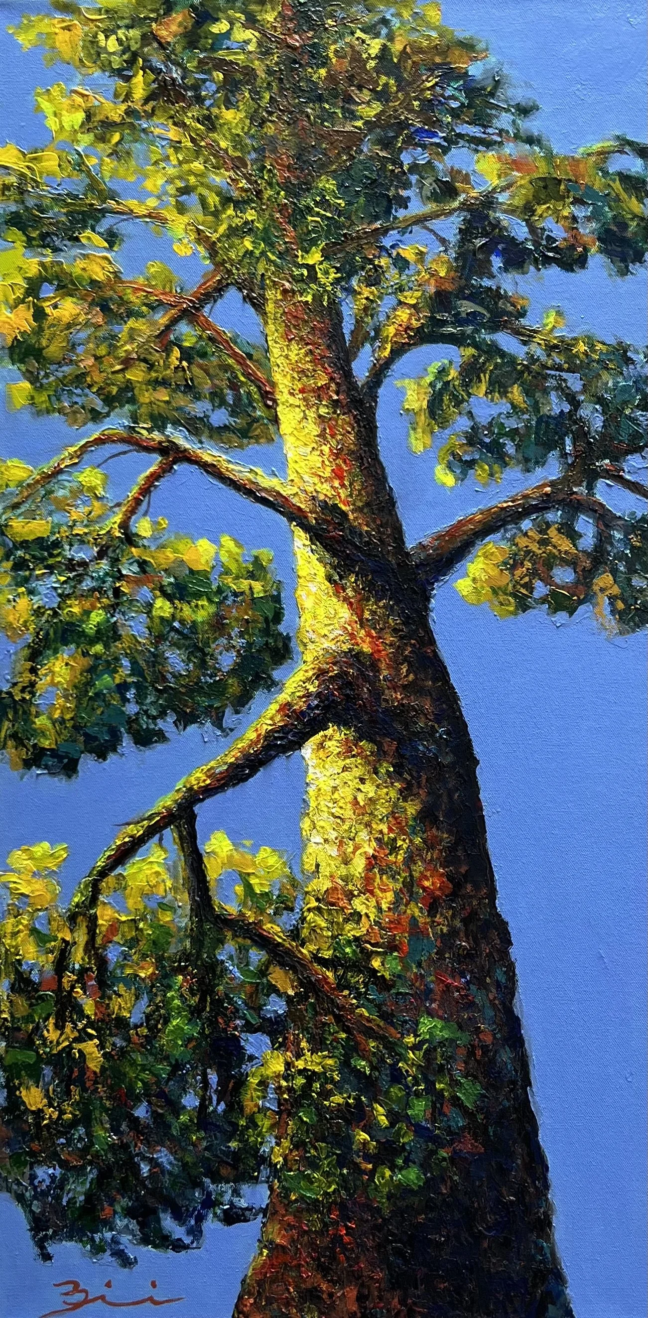 Reach for the Sky -
Acrylic on canvas
18 x 36 in.