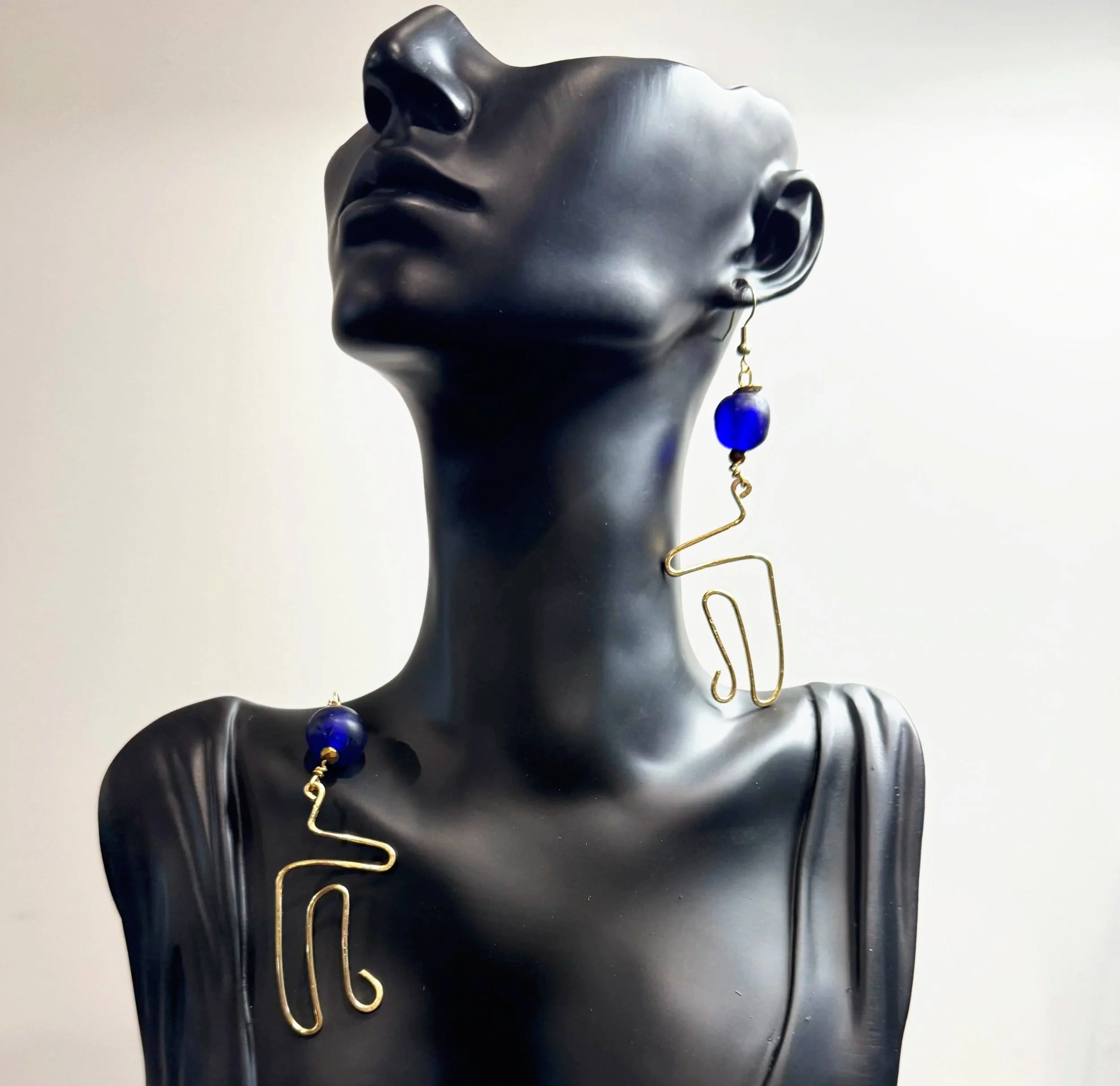 Maze Earrings by L. Mack