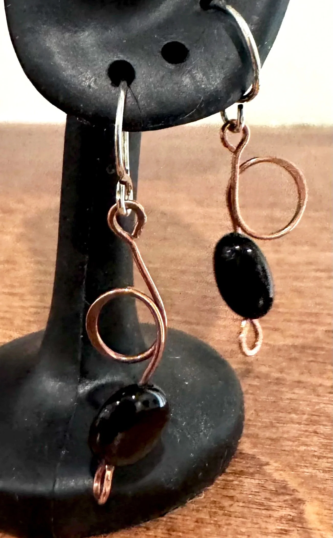 Black Onyx and Copper Pairing