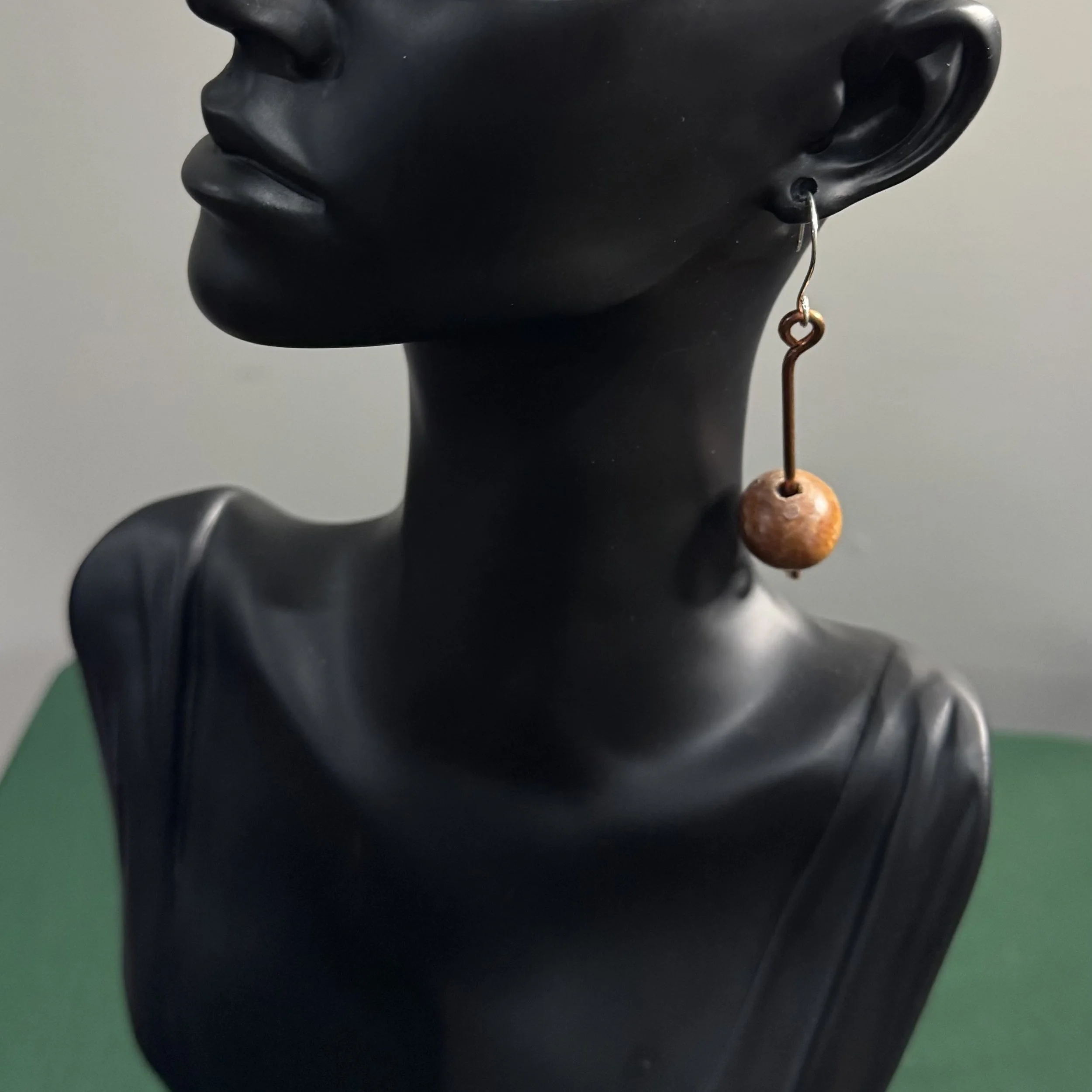 Authentic Copper and Large Wooden Circle