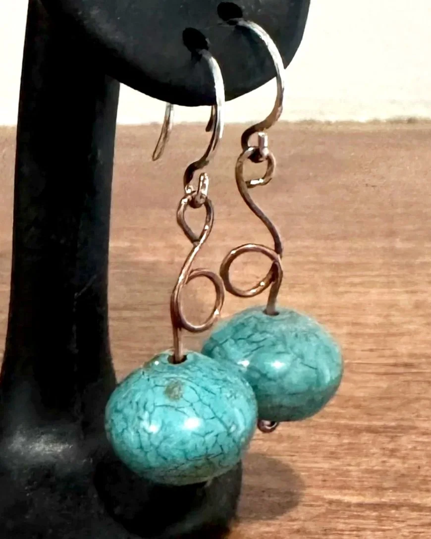 Blue Quartz Earrings