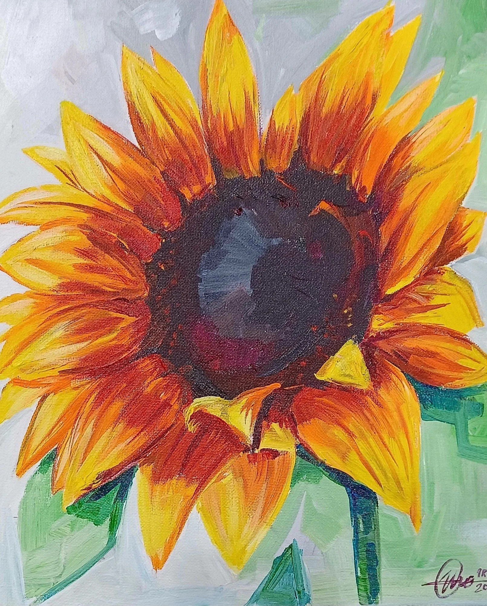 Sunflower by Iryna Stroganova
