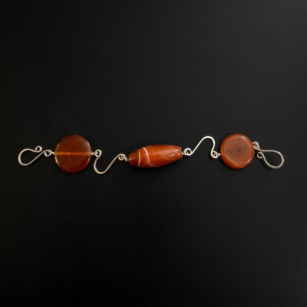 Substantial Authentic Carnelian Crystal Bracelet