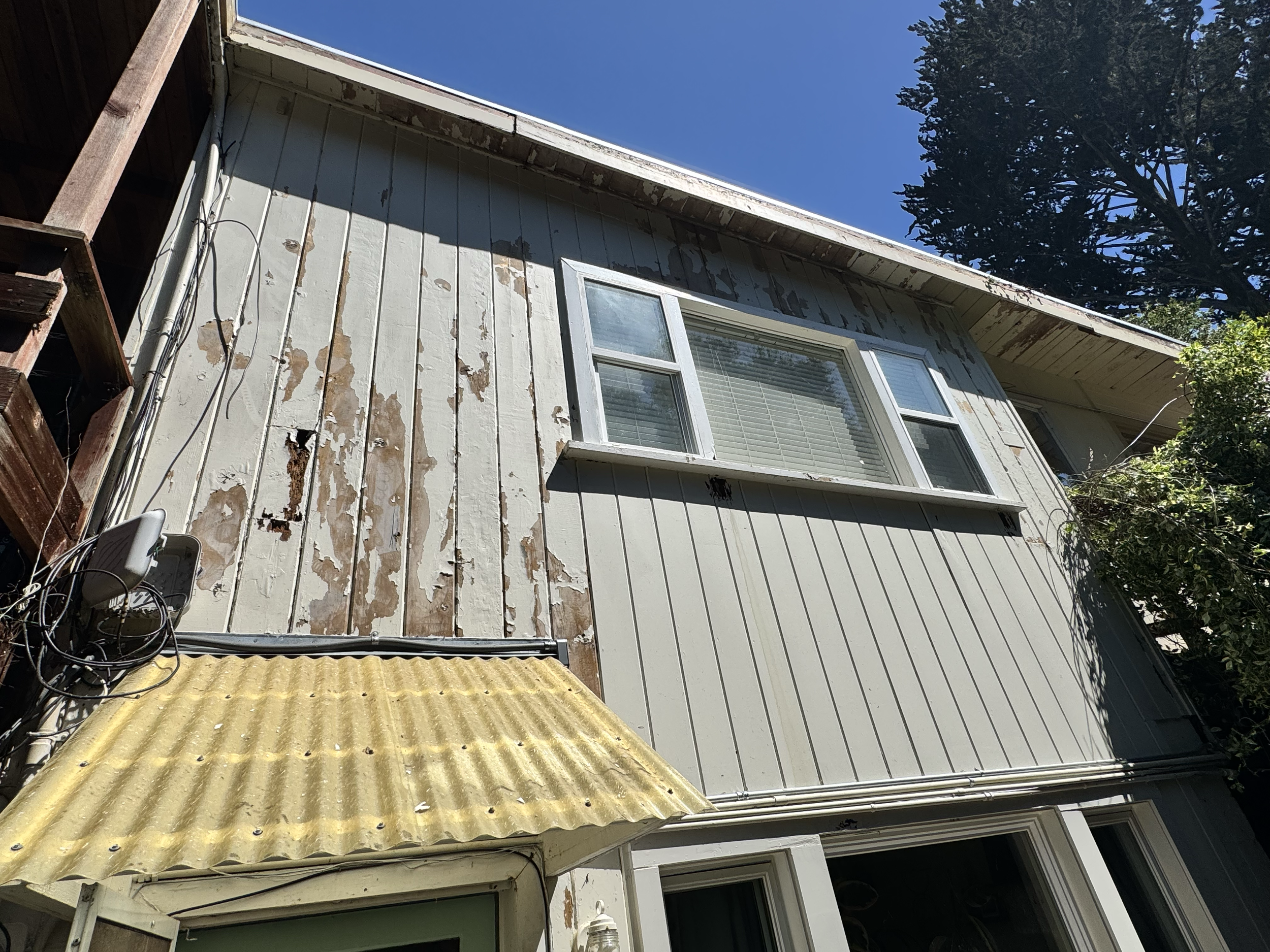 The front facade of our project - Before
