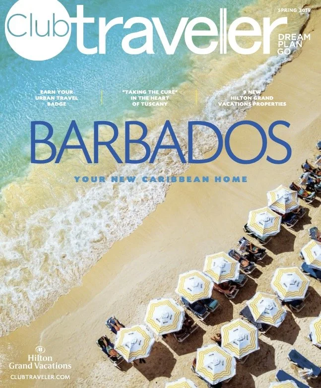 Aerial view of a beach with rows of white and yellow umbrellas and lounge chairs, gentle waves washing onto the sandy shore, under a clear sky.