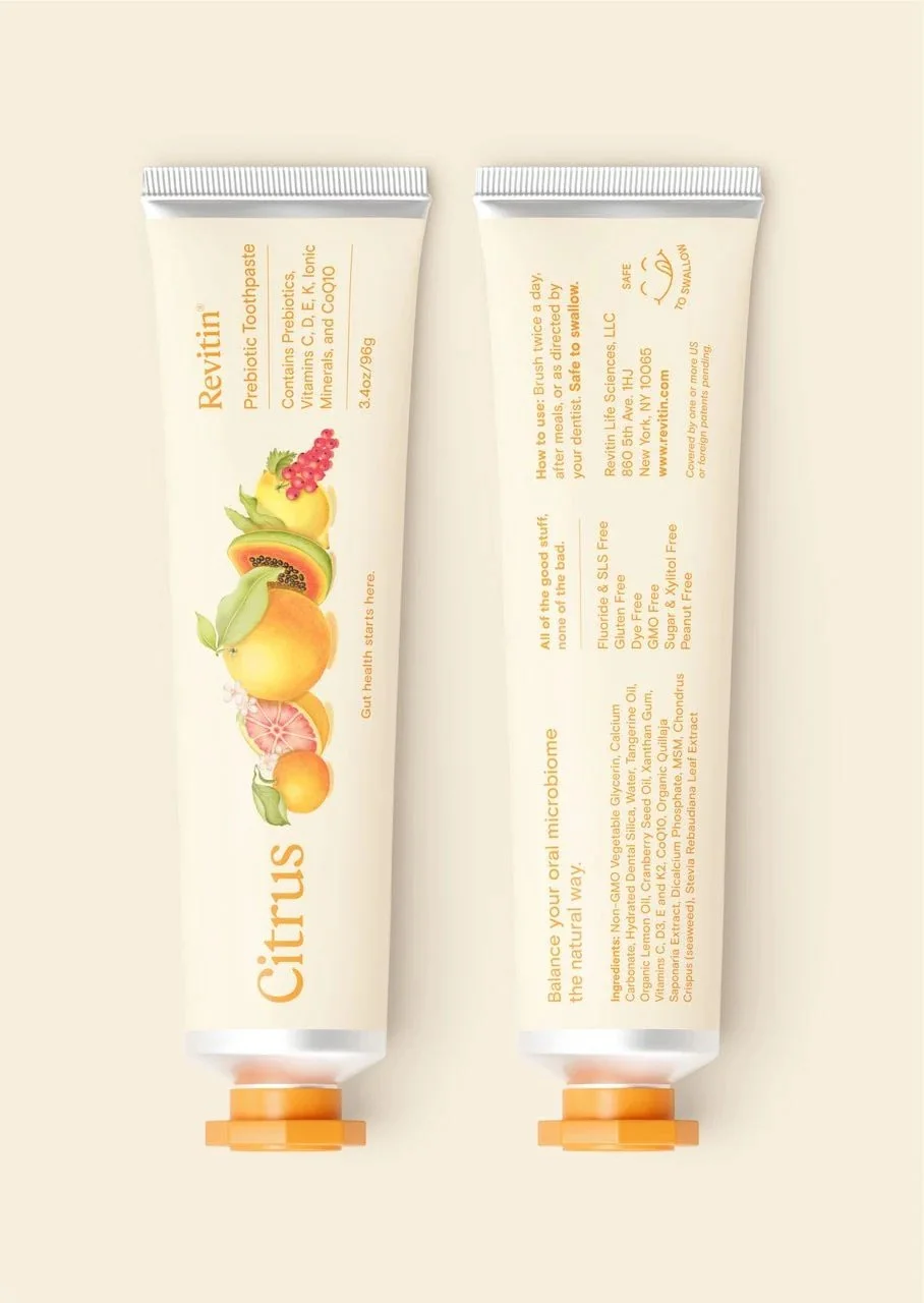 Citrus Revitin probiotic toothpaste