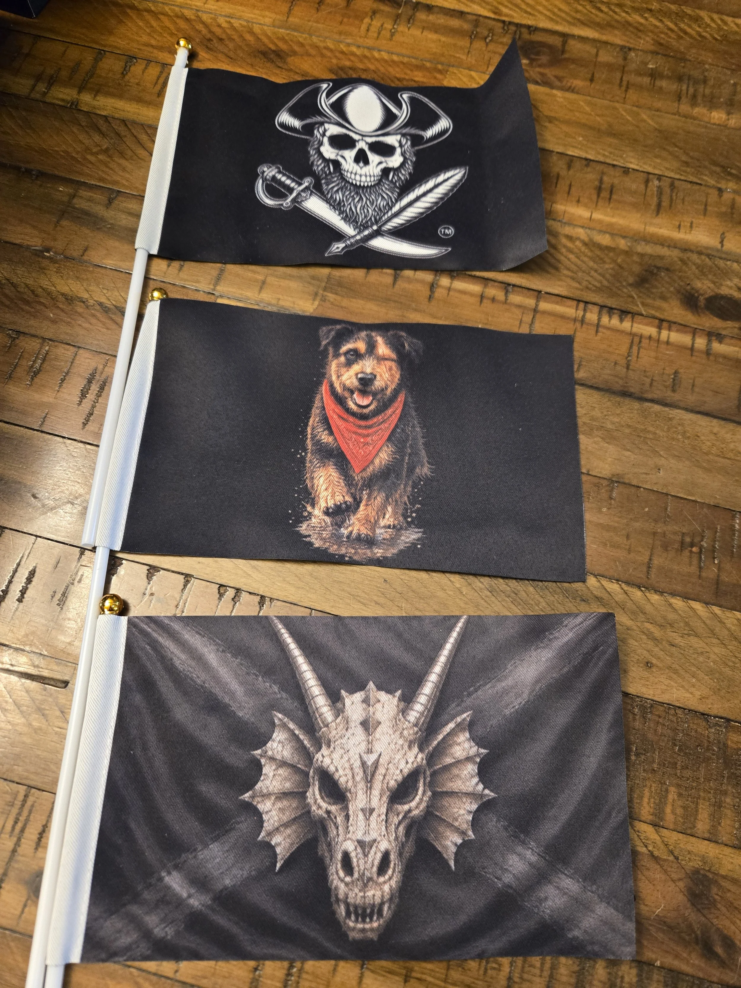 Miniature Character Flags
