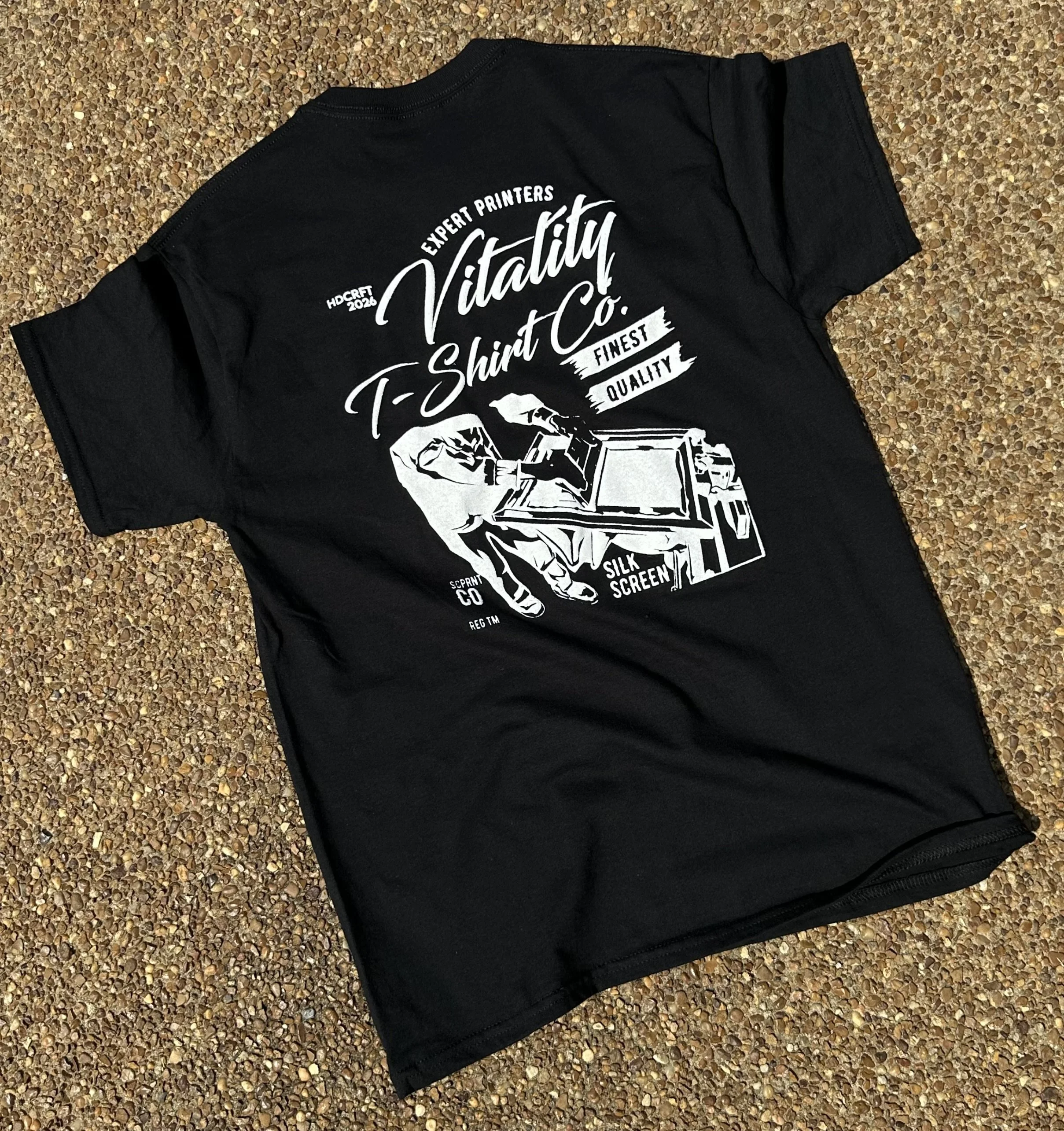 Black Vitality Print Shop Tee