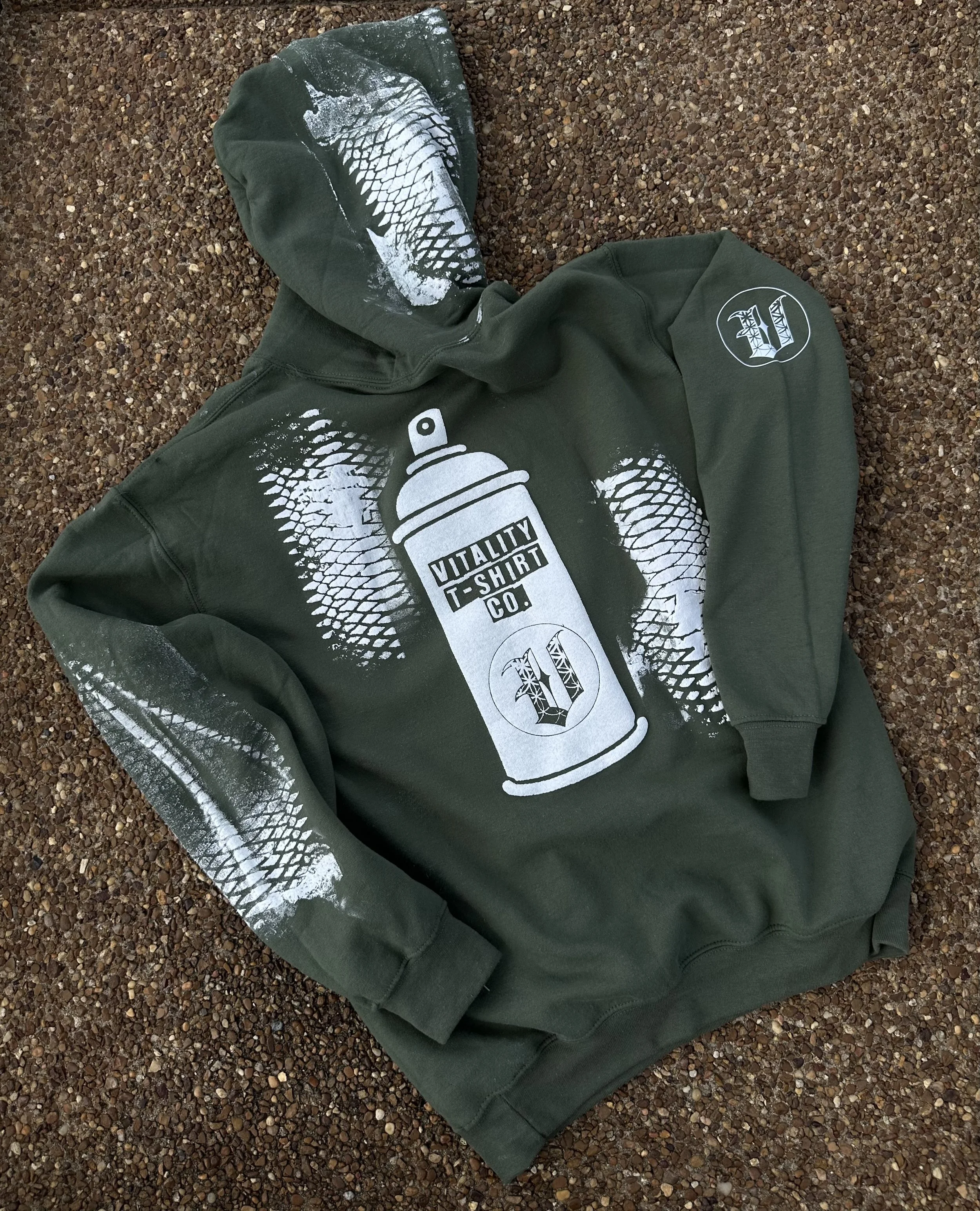Spray Can Hoodie - Small