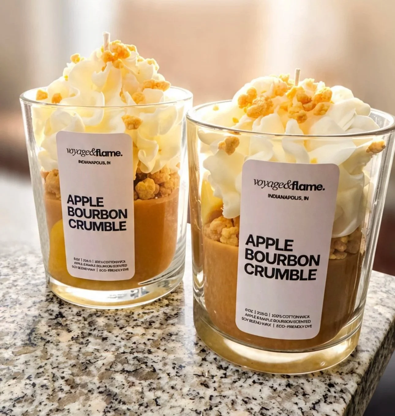 Apple Bourbon Crumble