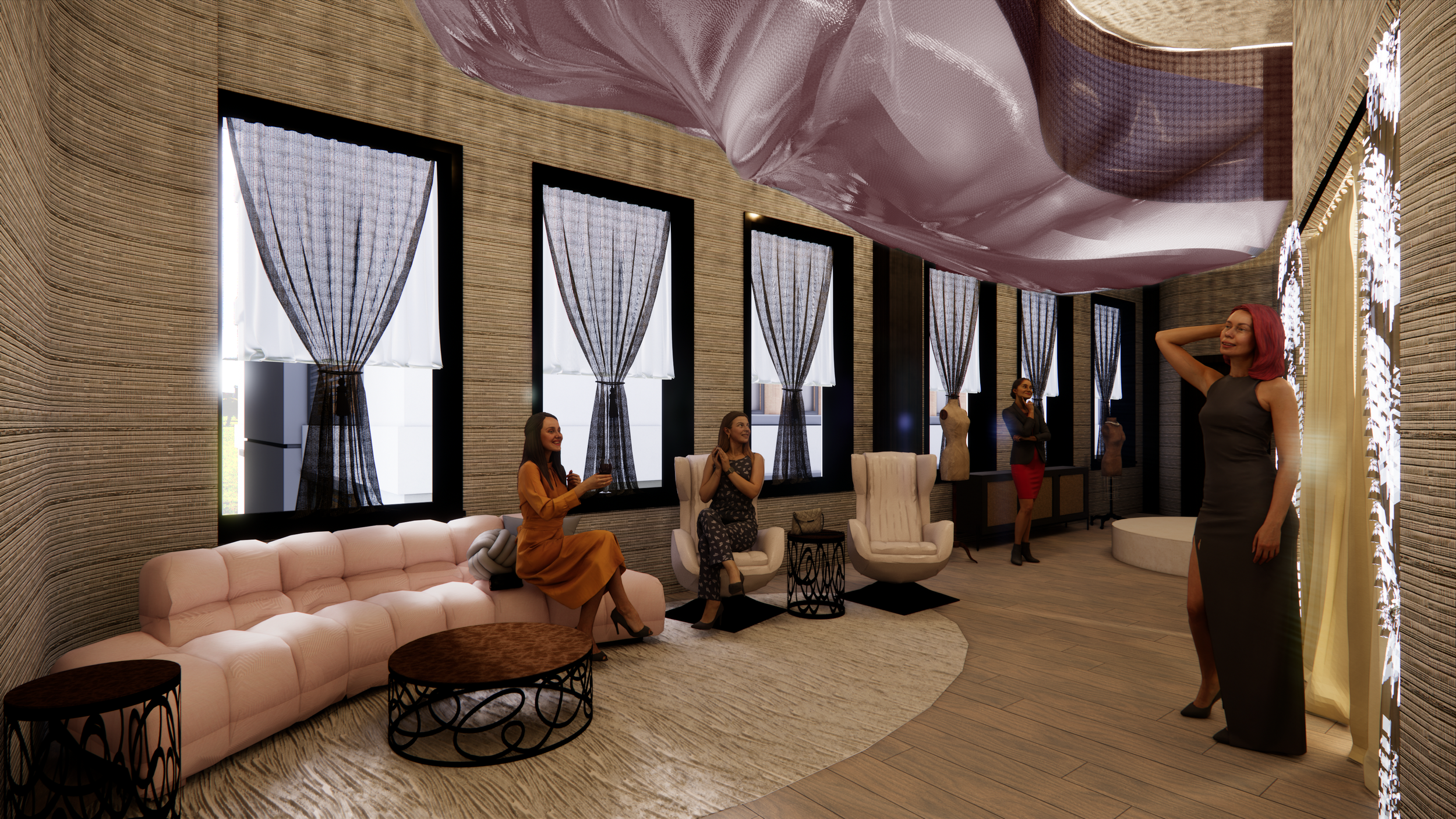 Private Fitting Room & Tailoring Space