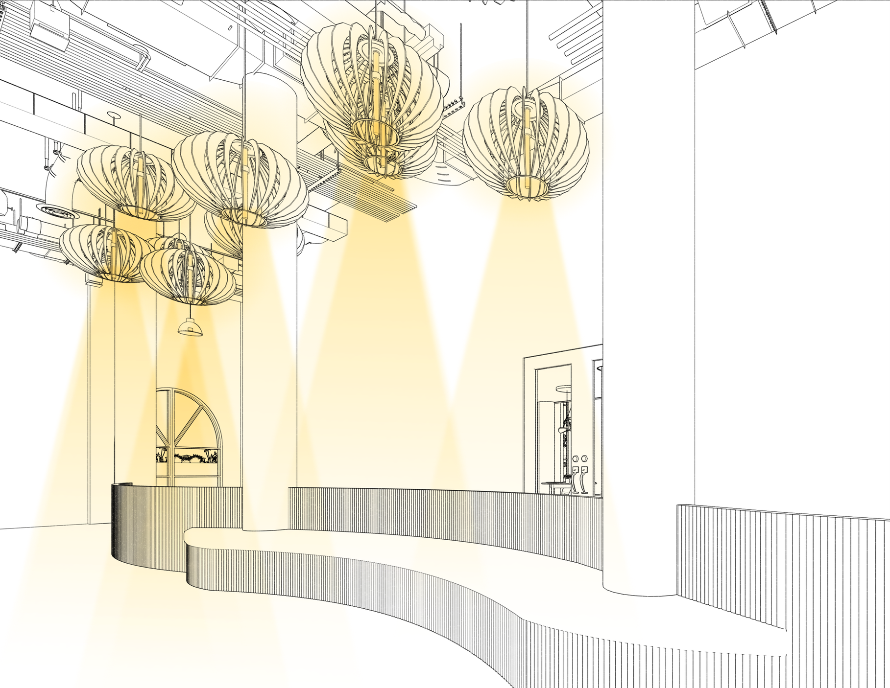 Waiting Area Lighting Diagram