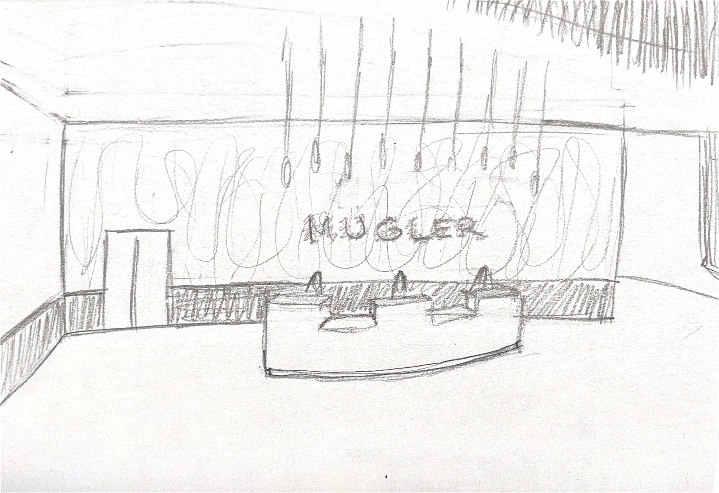 Retail Space Concept Sketch
