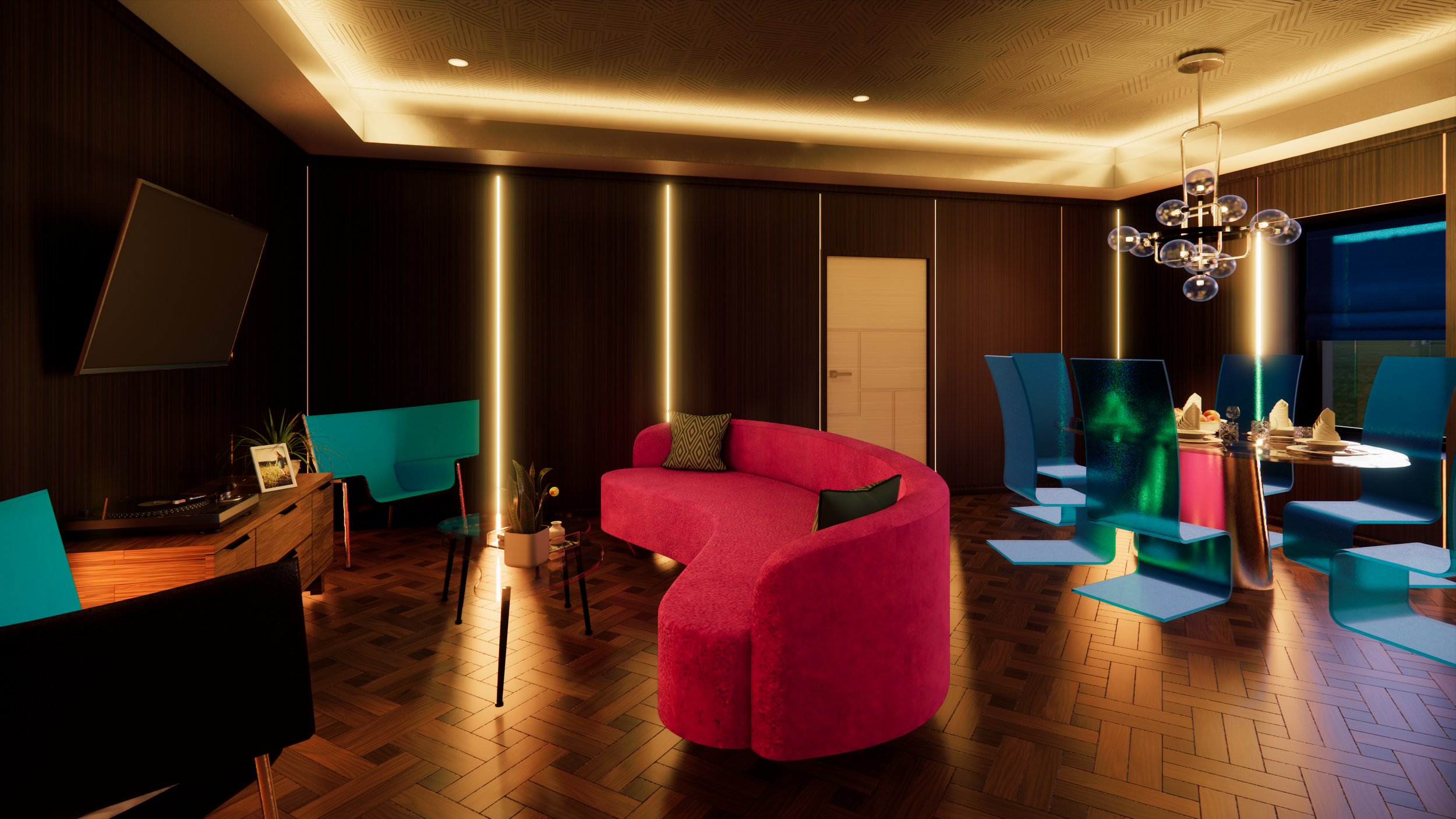 Living Space Normal Lighting