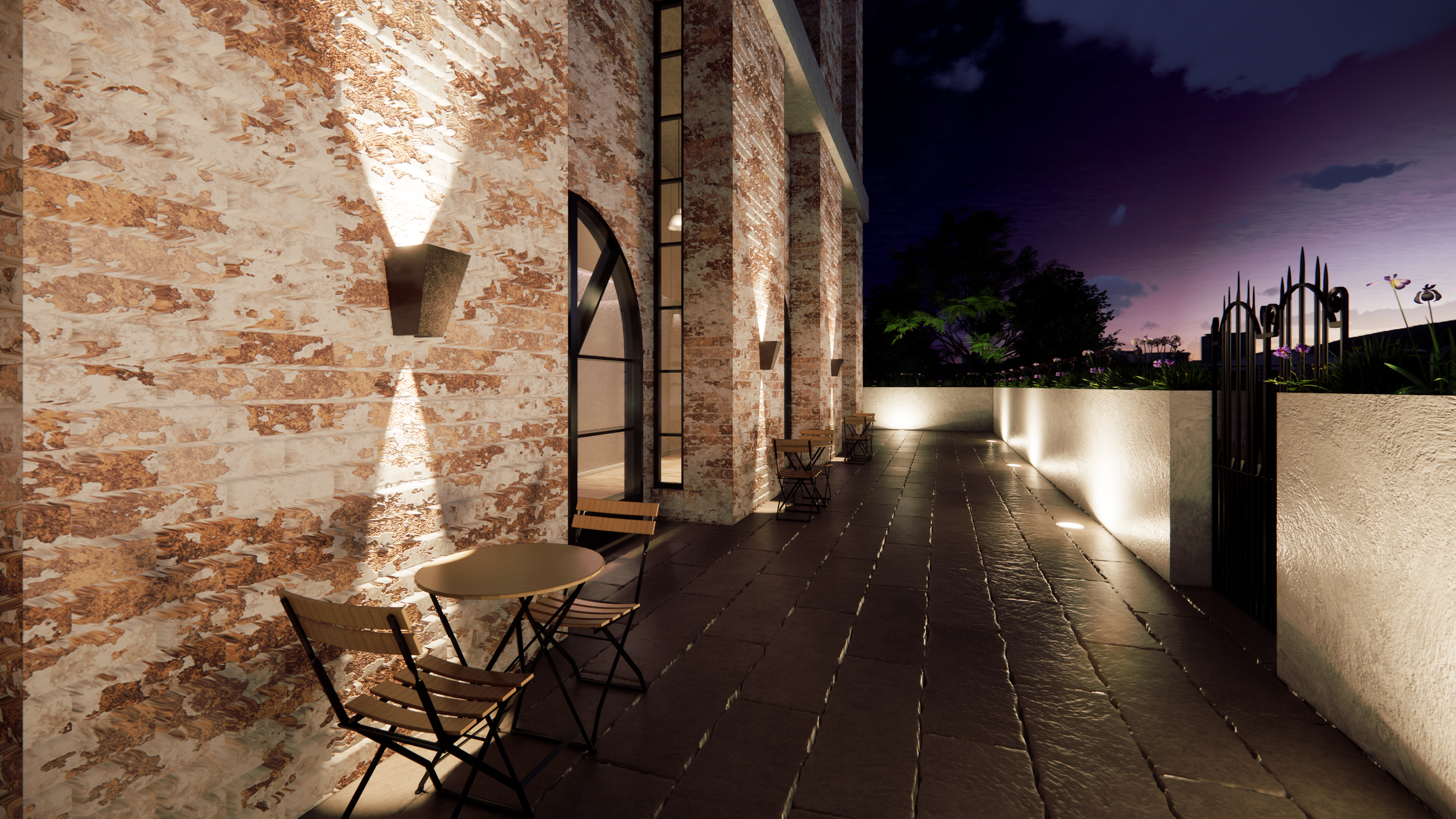 Courtyard Perspective View