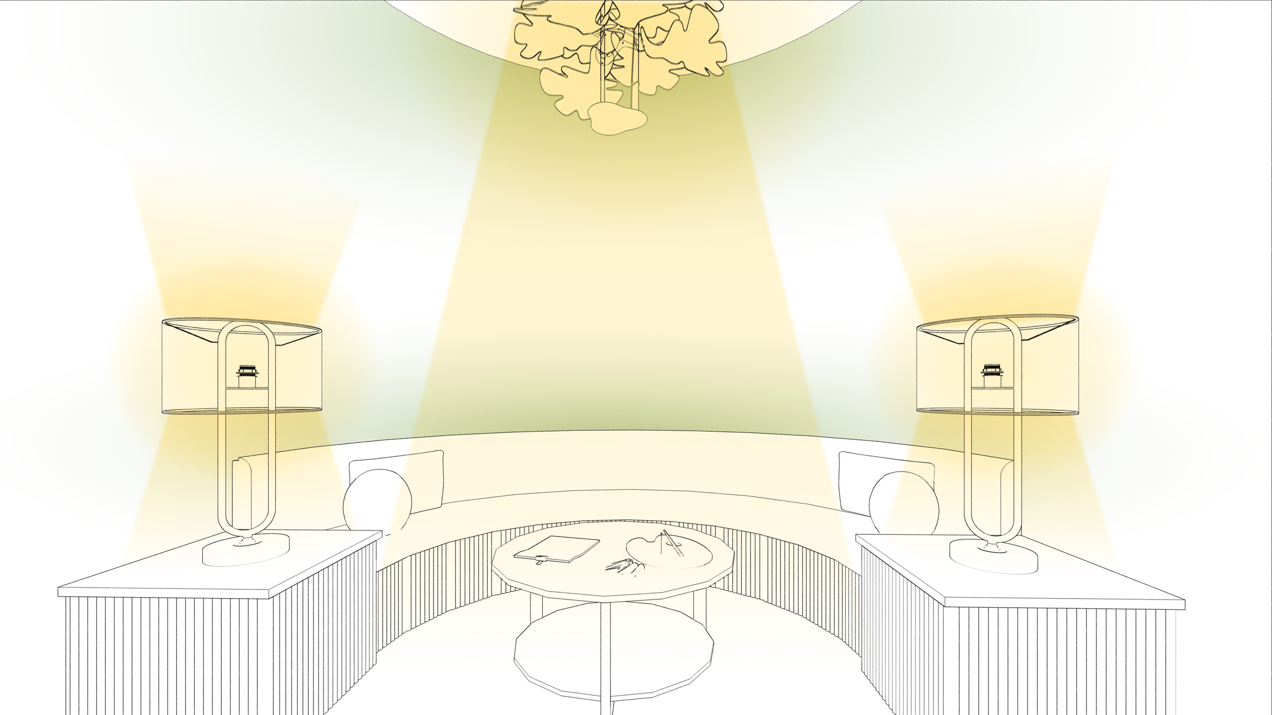 Private Room Lighting Diagram