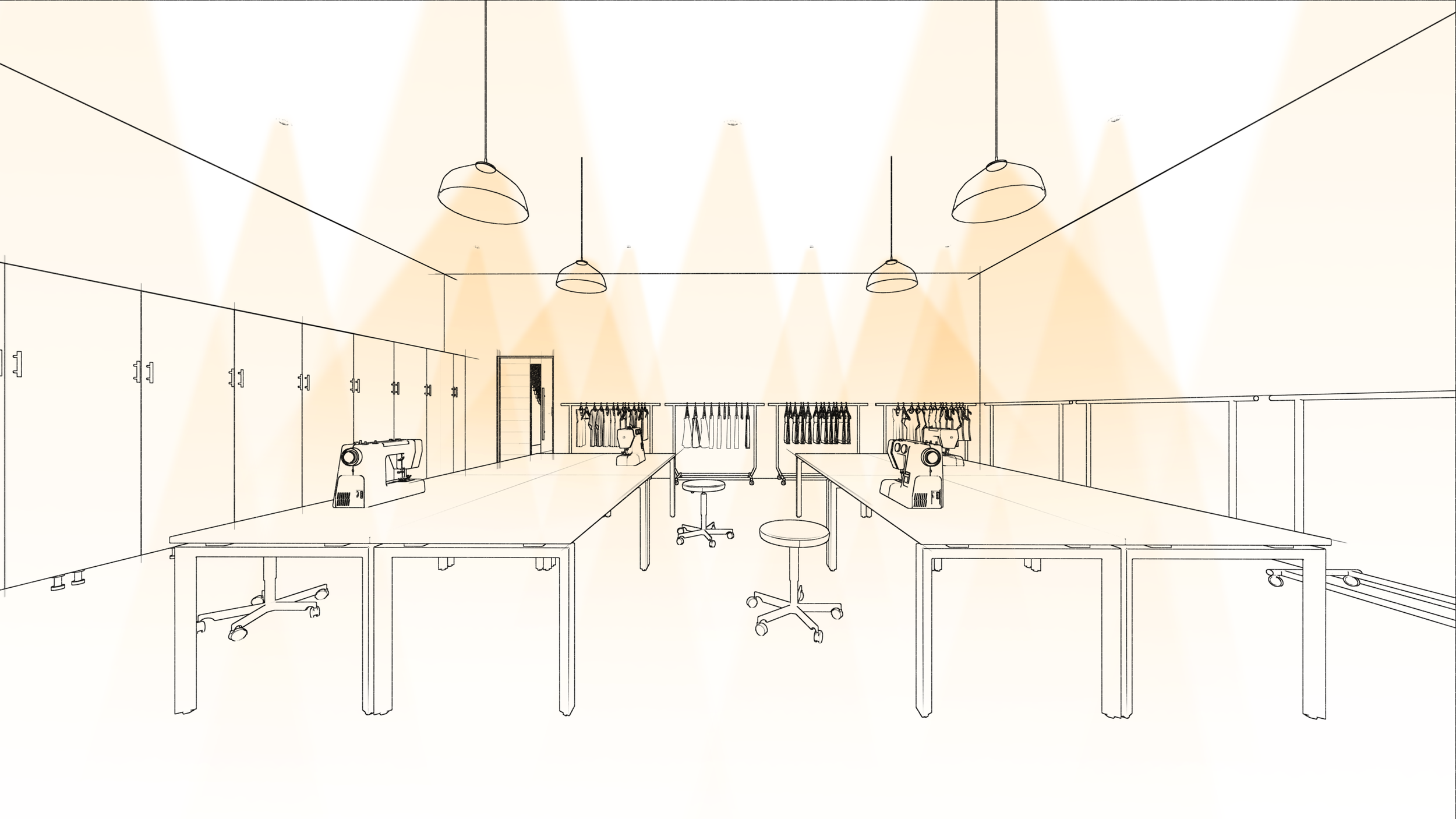 Wardrobe Office Lighting Diagram