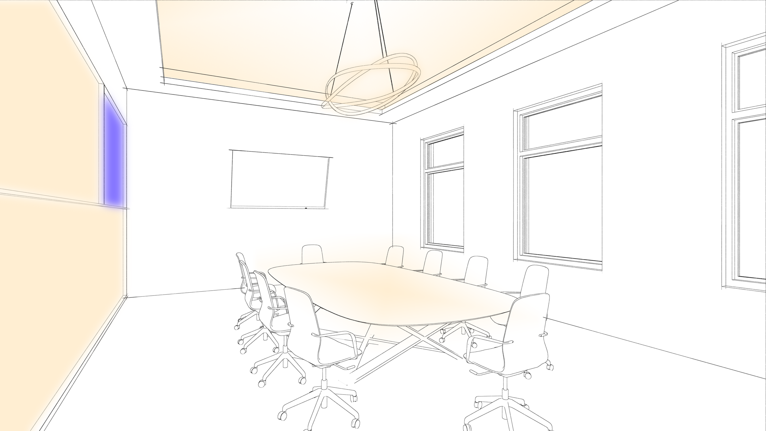 Conference Room Lighting Diagram