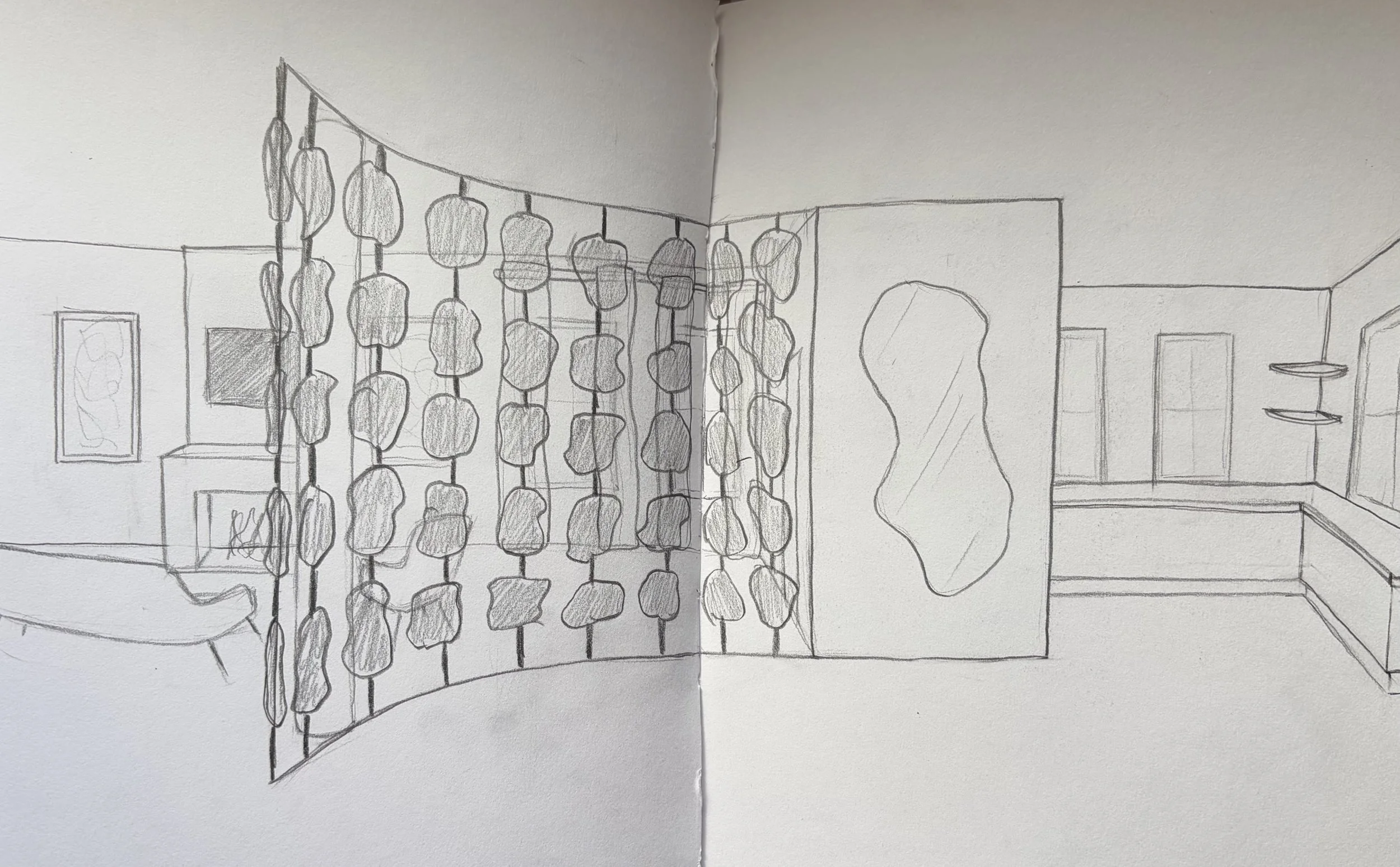 Glass Wall Concept Sketch