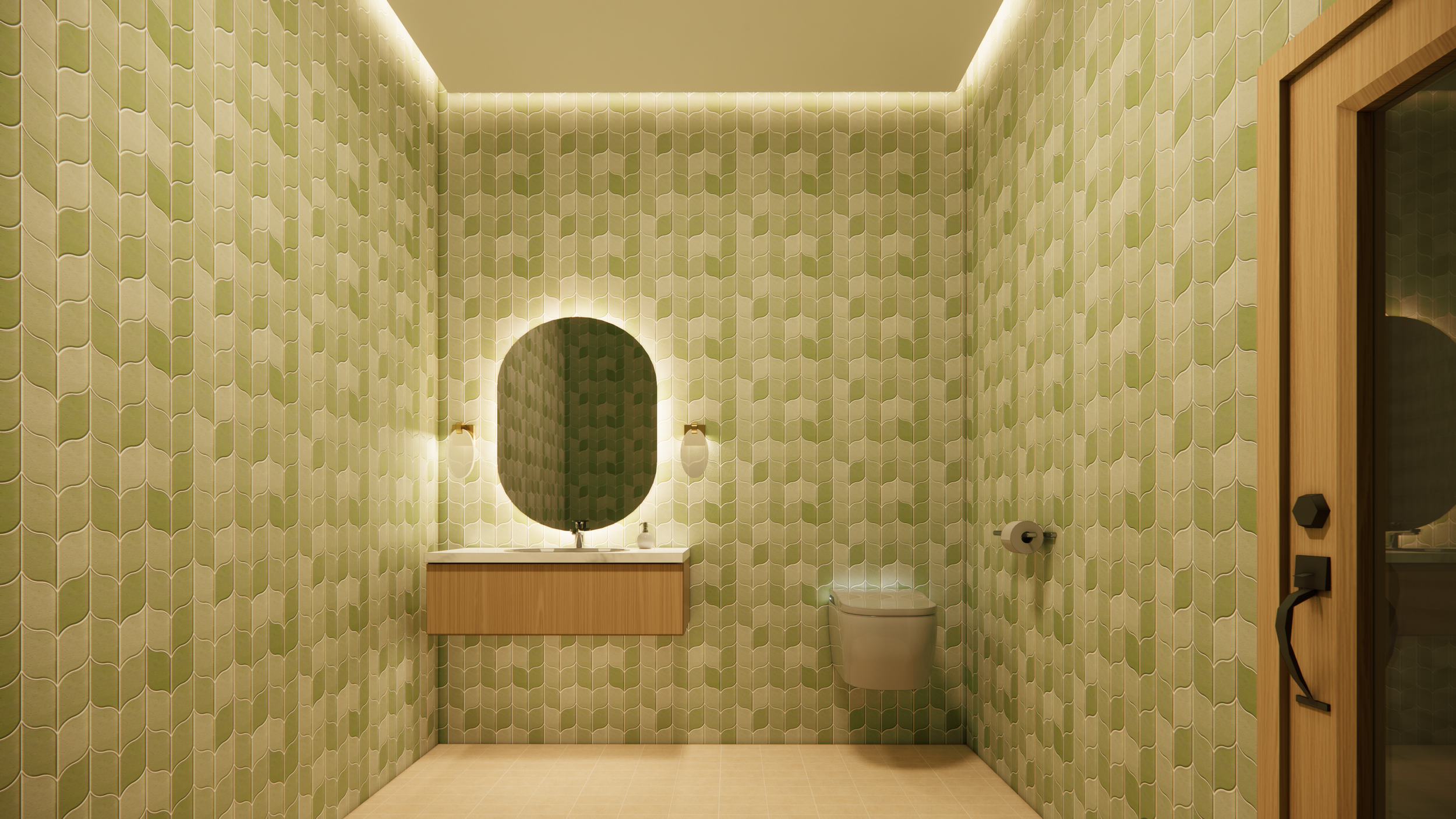Bathroom Perspective View