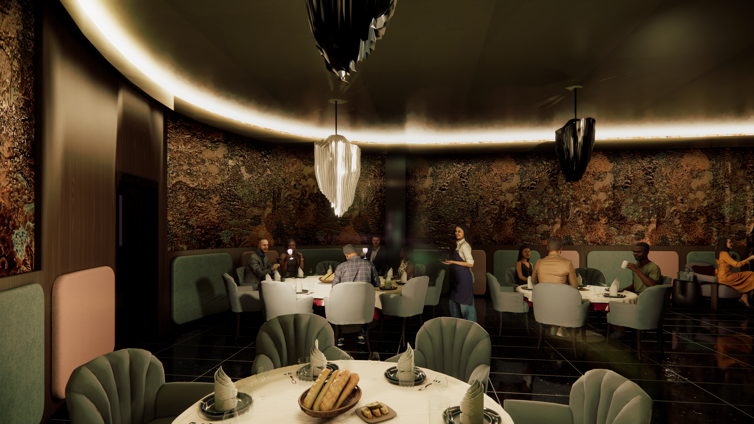 Vénus Lounge Private Dining Area