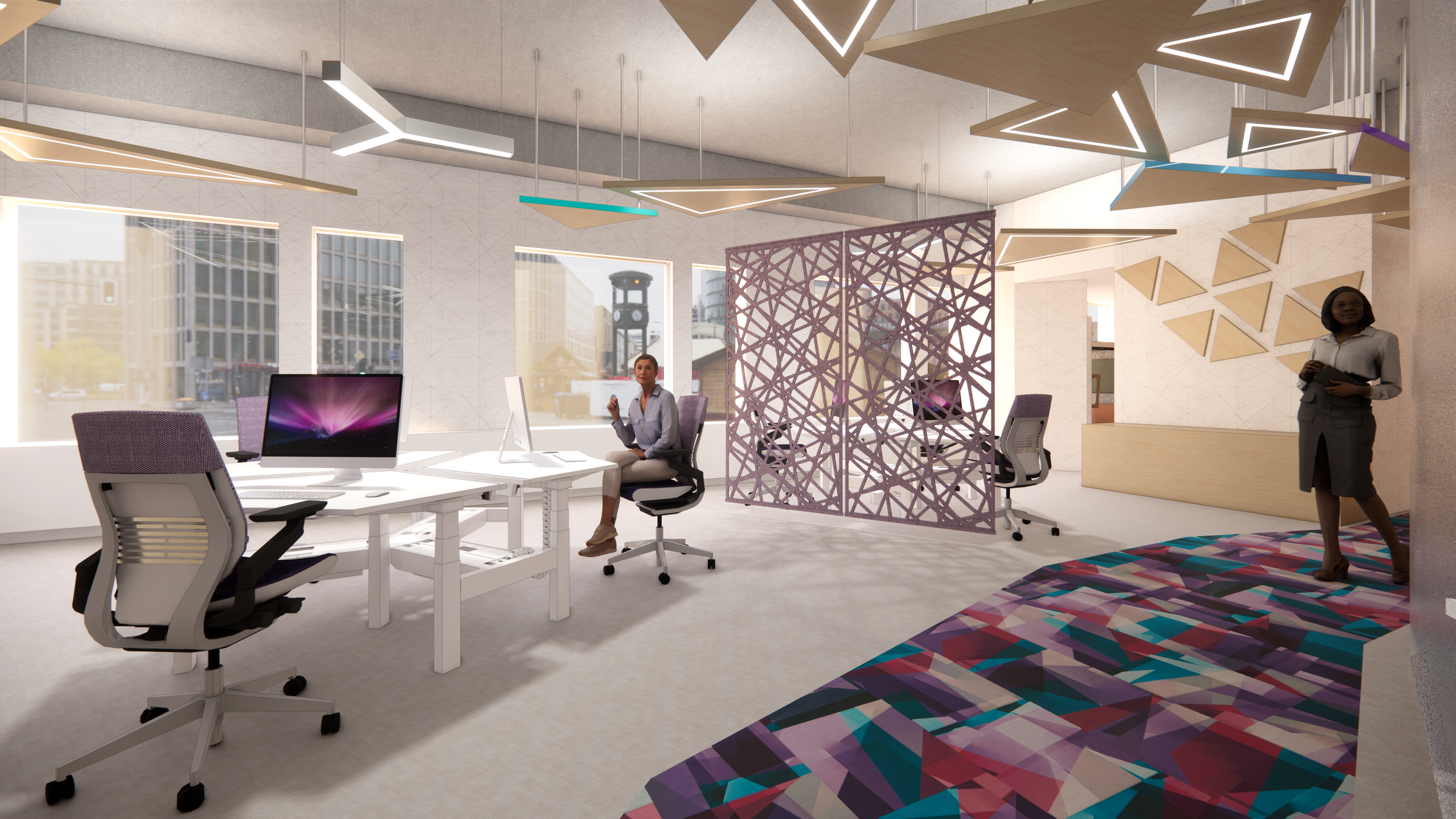 Open Work Area