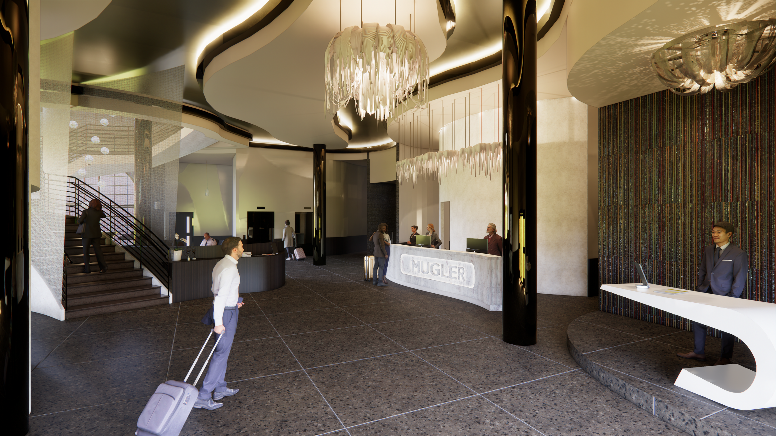 Hotel Lobby Entrance