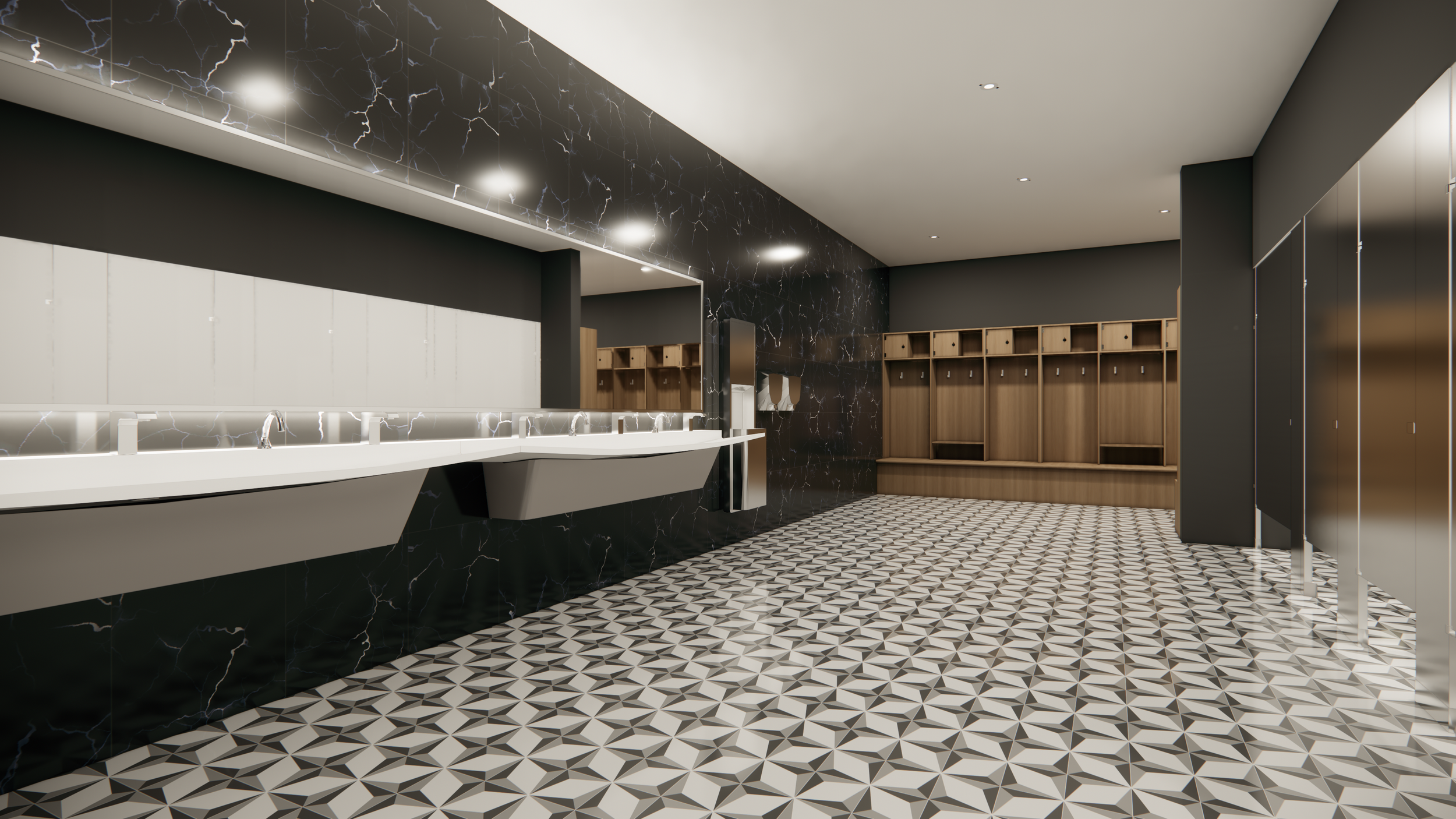 Bathroom Perspective View