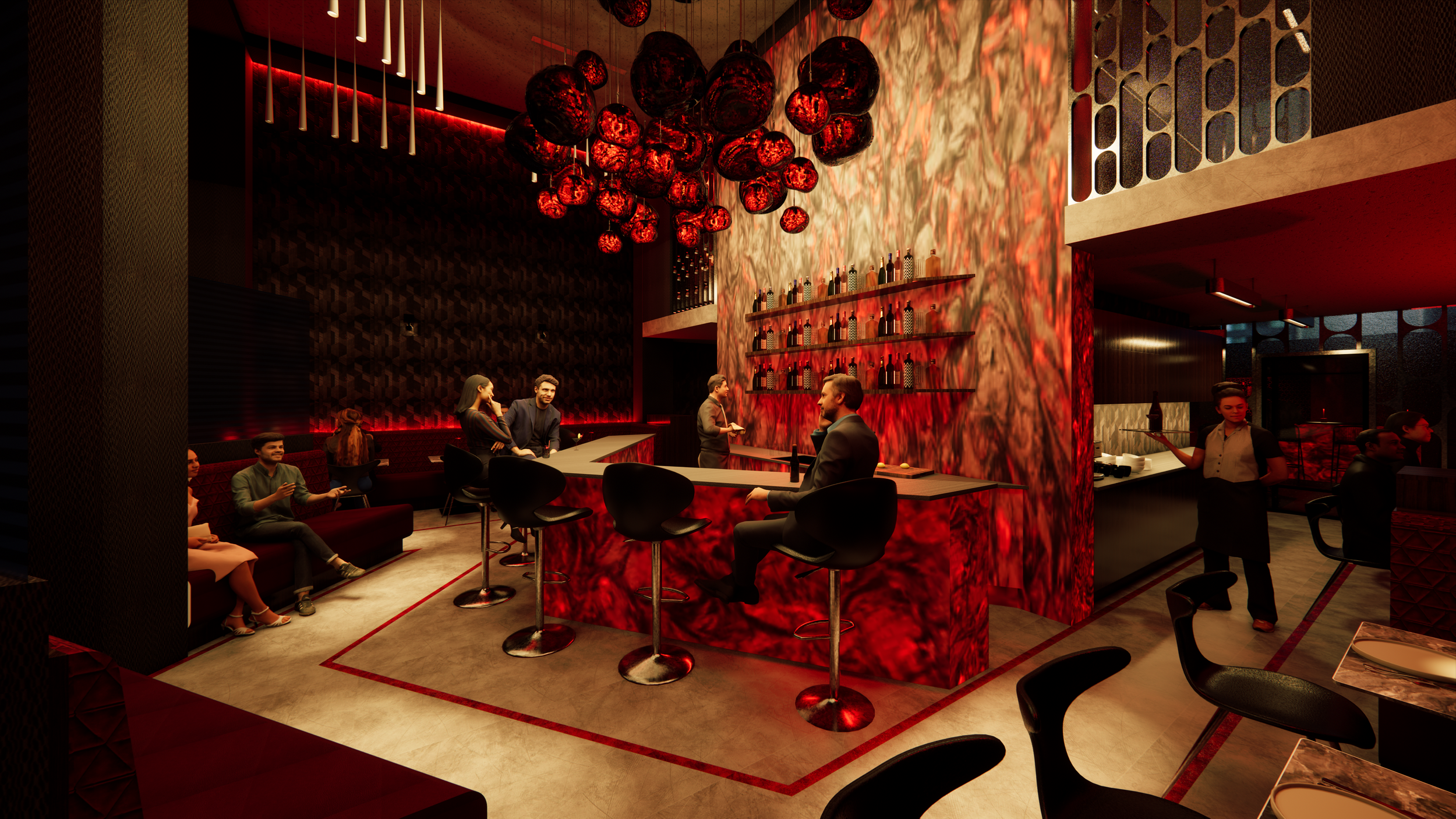 Bar & Social Area