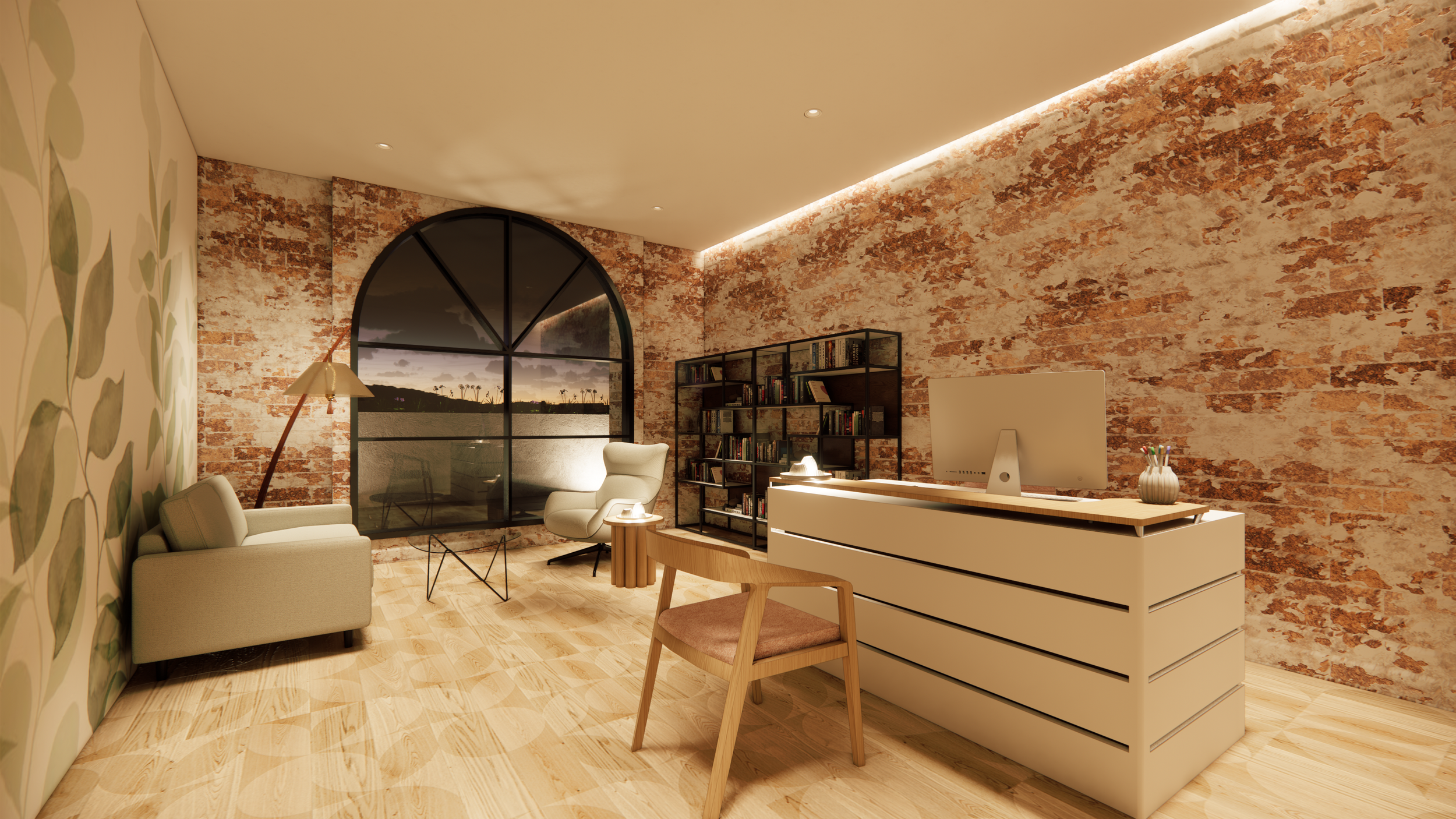 Therapy Office Perspective View