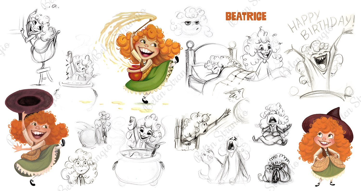 Concept art for Beatrice and Bob