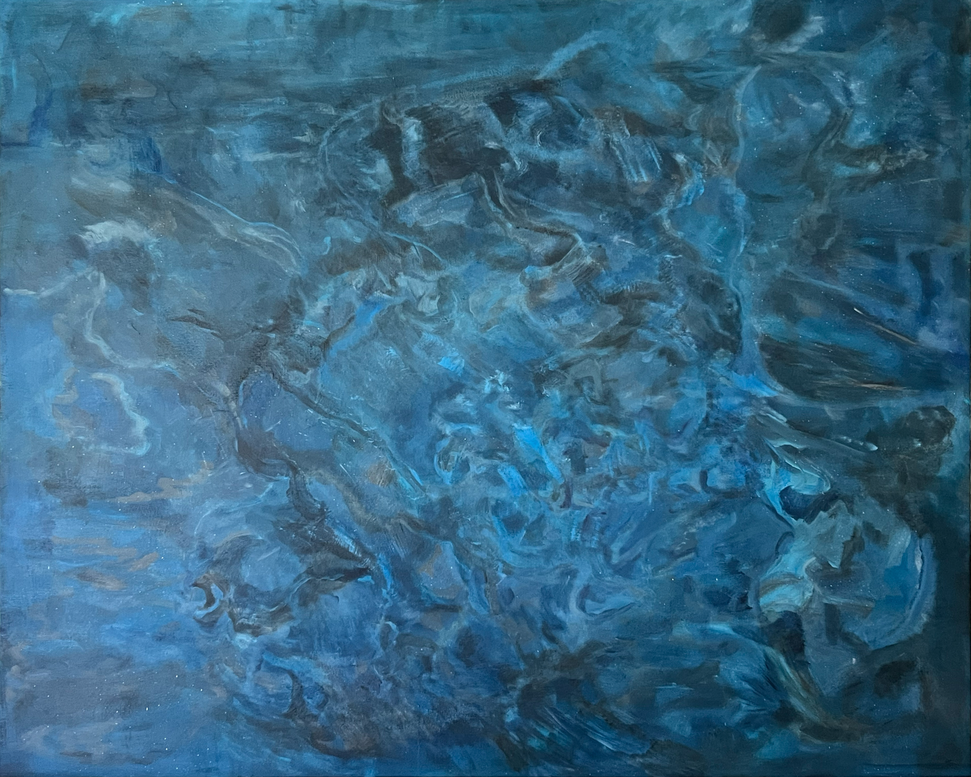 Lost but found · Acrylic on canvas · 120 × 150 cm · €750