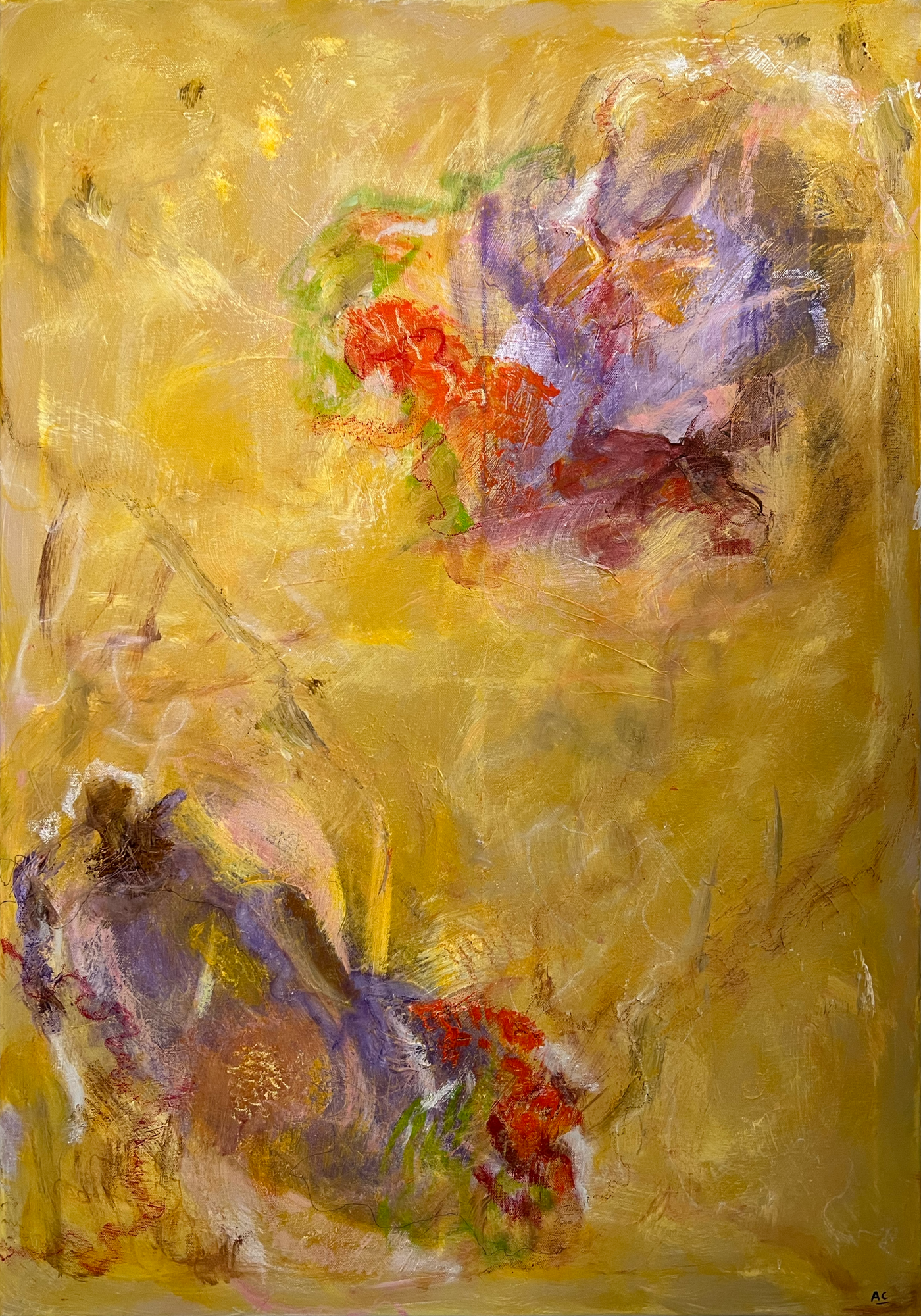 Hope ·Mixed media on canvas · 100 × 70 cm · €425