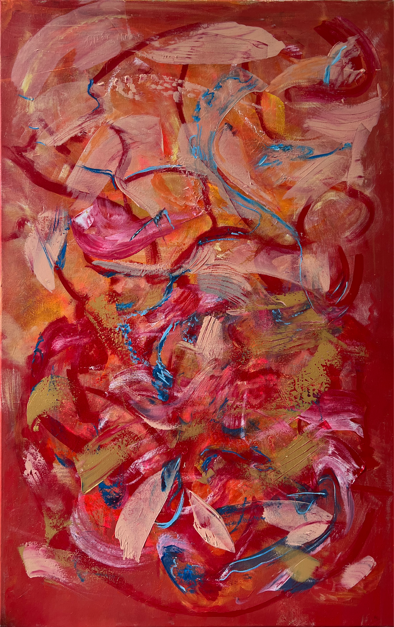 With you · Acrylic on canvas · 120 × 80 cm · €525