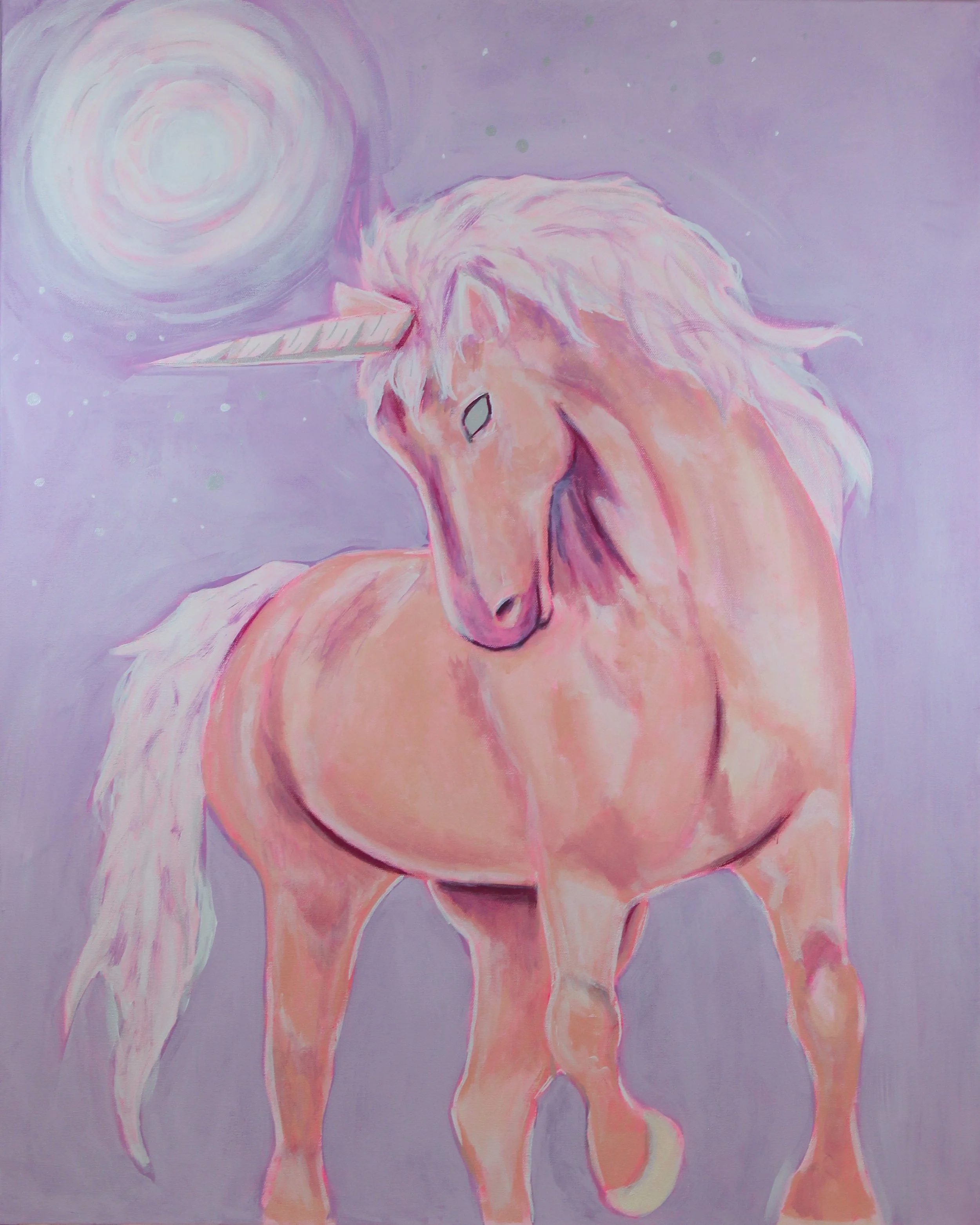 "Mystic II" Acrylic on Canvas 24x30 2026