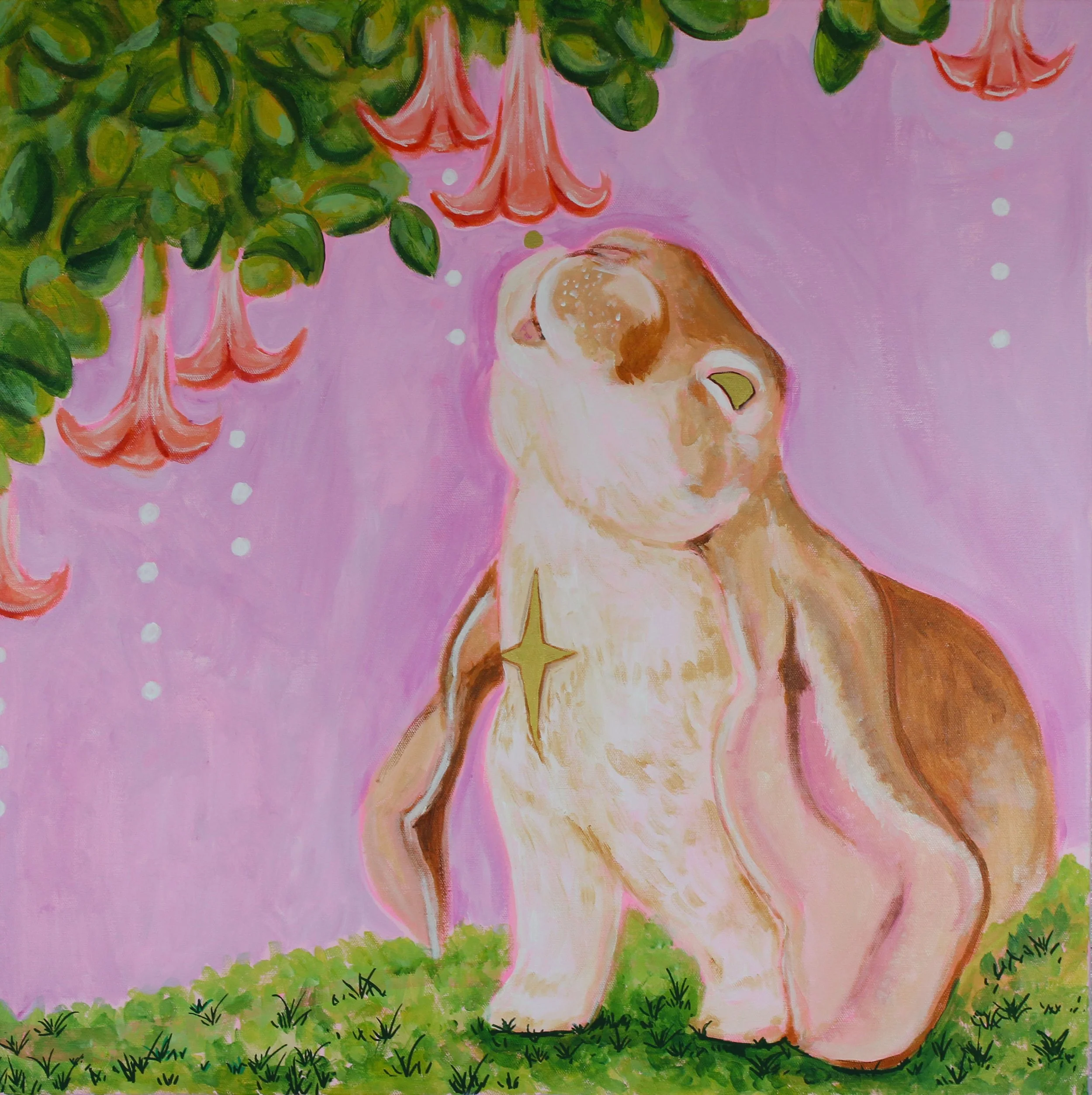 "Wistful Thinking" Acrylic on canvas 24x24 2026