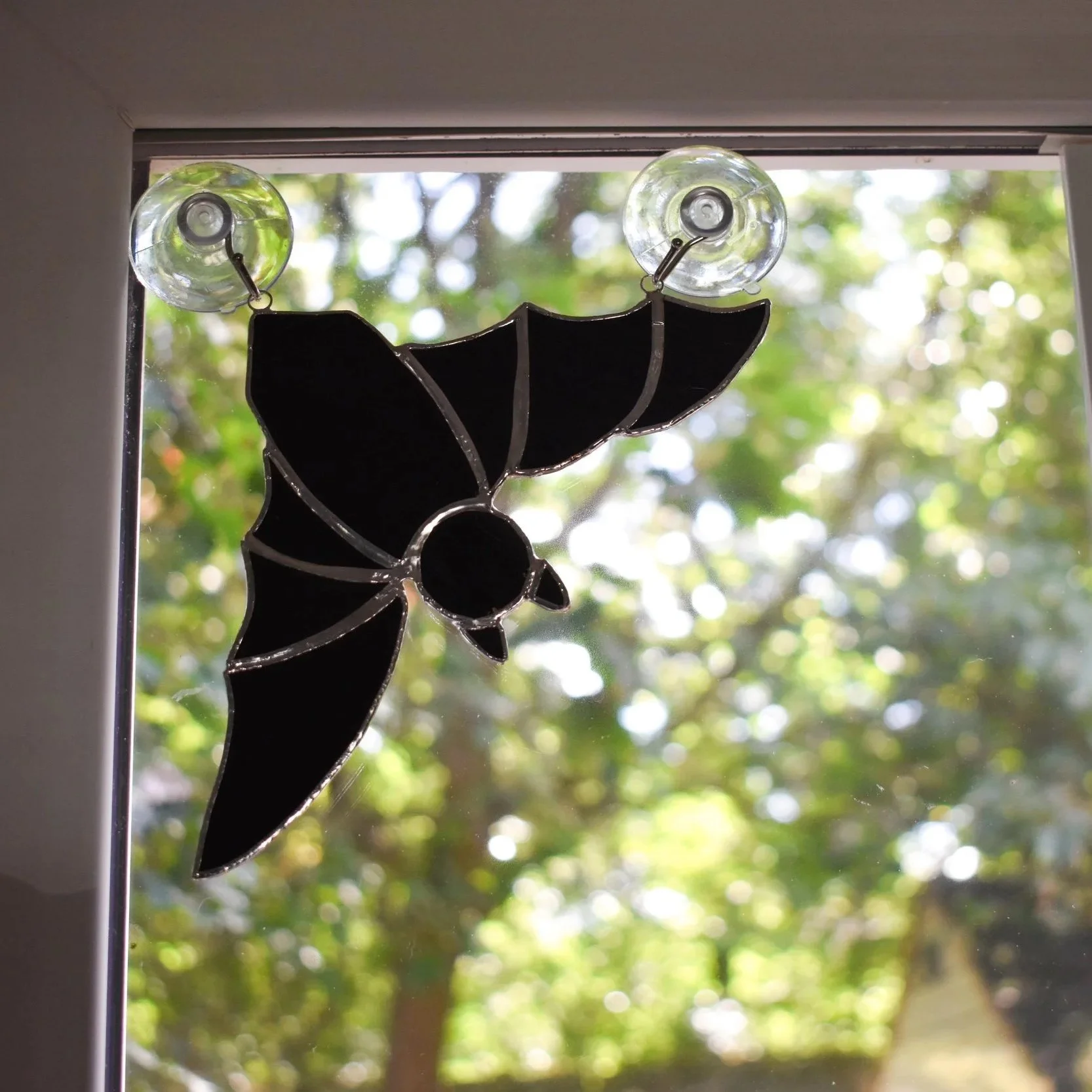 Create Your Own Stained Glass Bat Corner Piece