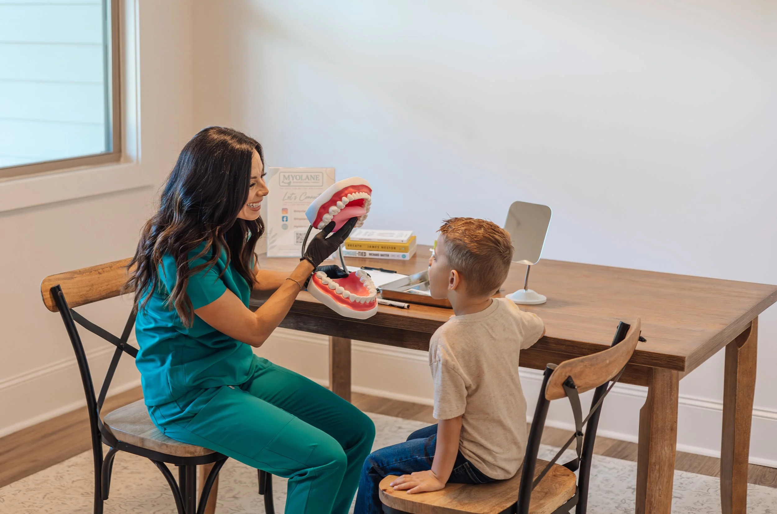 myofunctional therapy tongue posture placement