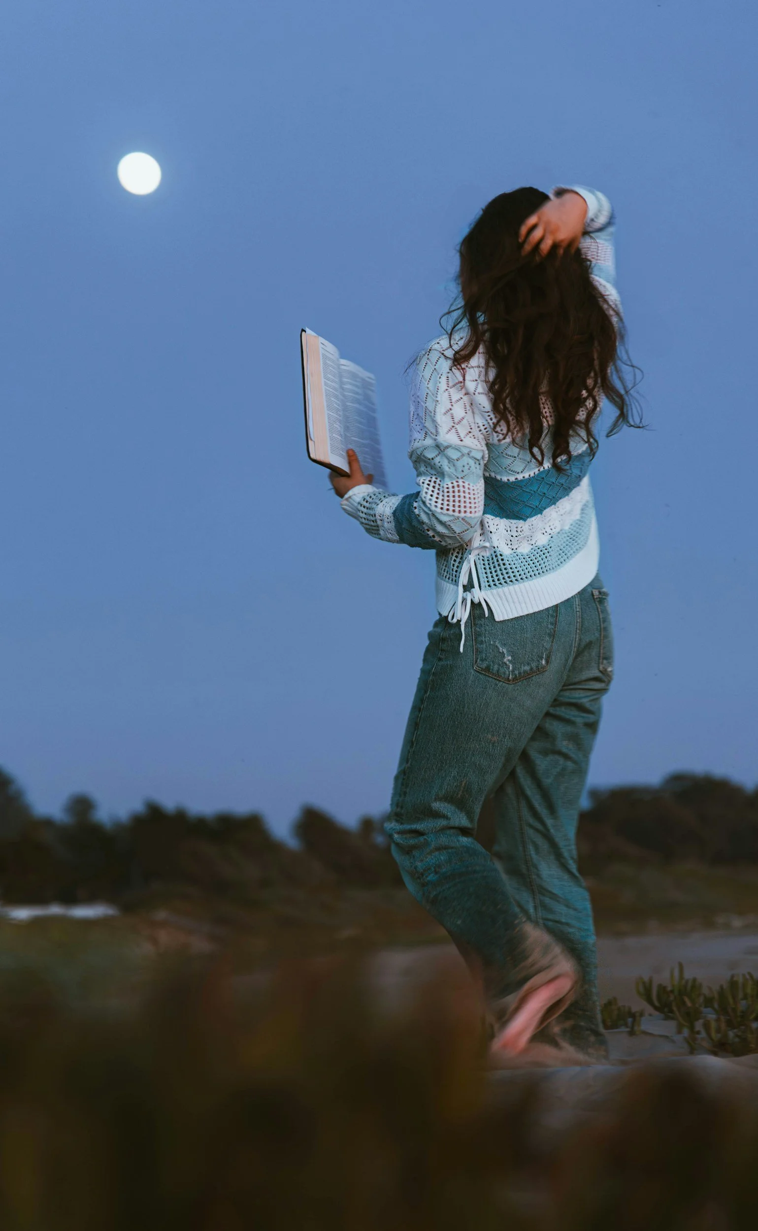 Woman with a book