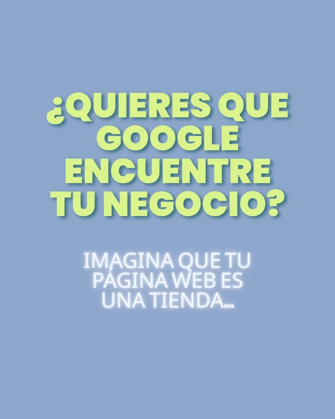 Imagina que tienes una tienda incre&iacute;ble...

Pero est&aacute; escondida en una calle que nadie conoce.

Tus productos son buenos. Tu servicio es excelente. Tu escaparate es precioso.

Pero si nadie sabe d&oacute;nde est&aacute;s, ser&aacute; di