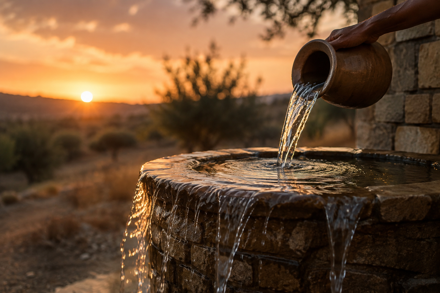 Water into a well.png