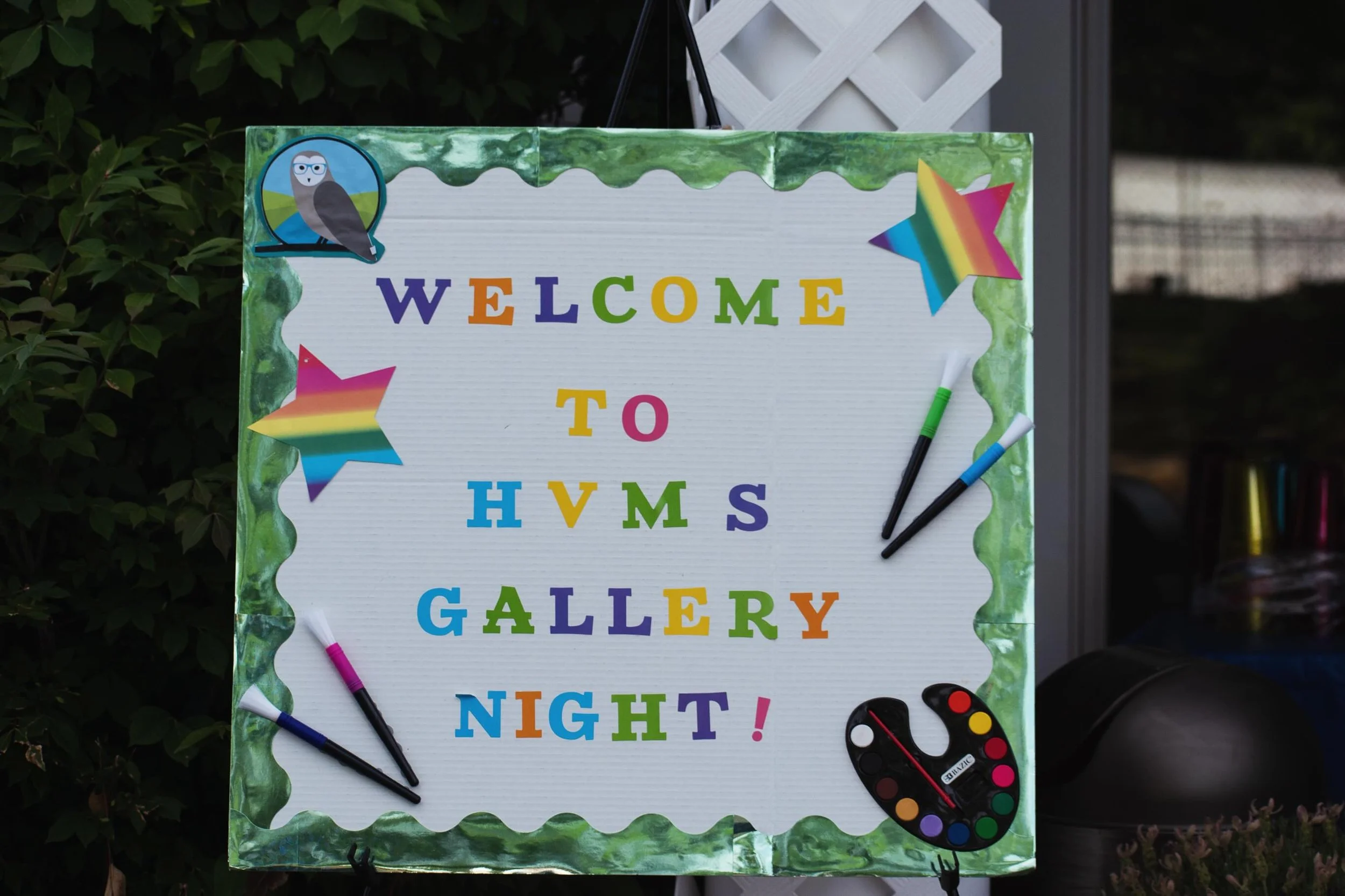 HVMS 2026 Gallery Night! Big thanks for all those that came and supported!! 💚💙 #thehvmsdifference #art #artists Photo creds to @weheartla_weheartny