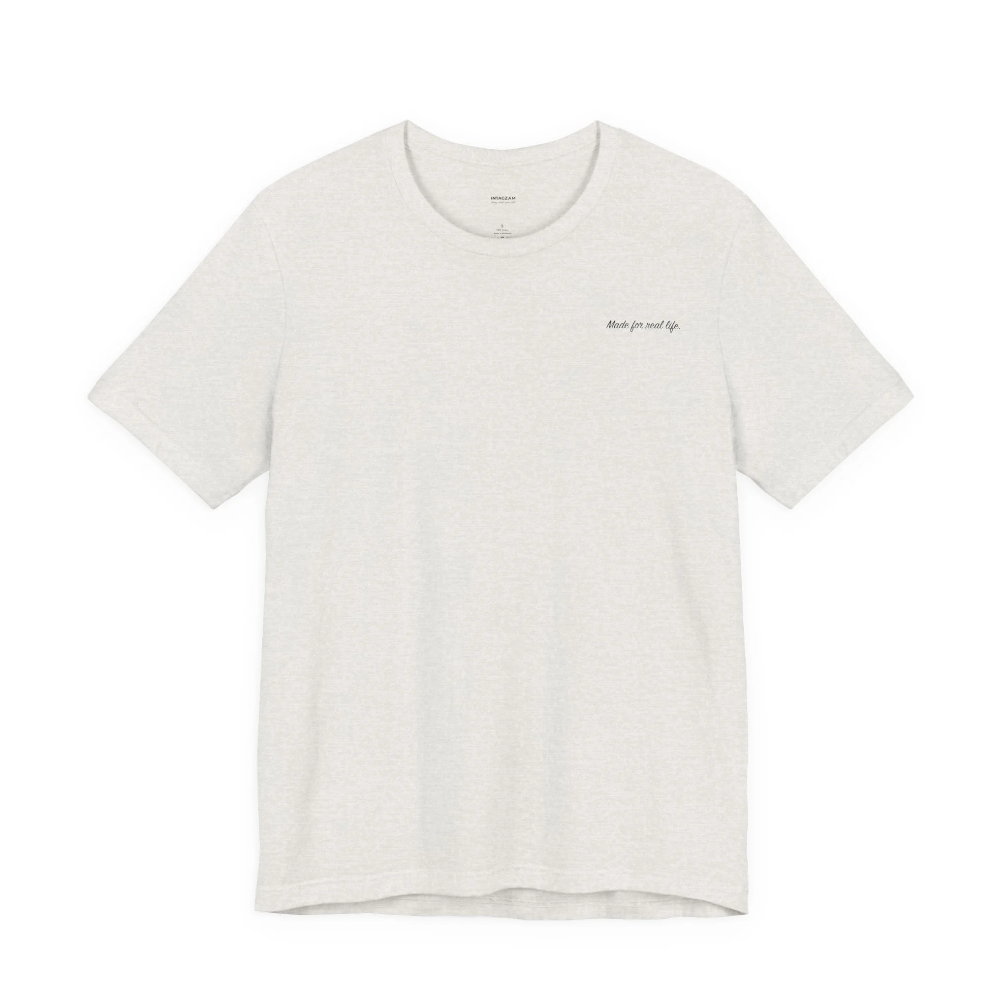 INSTAGZAM Social Club Tee | Minimal Logo Back Print T-Shirt