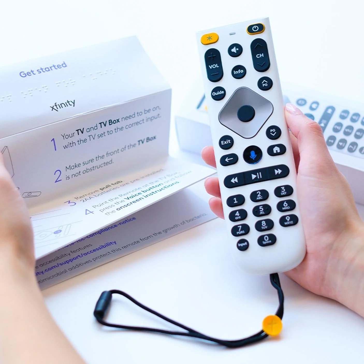 Large Button Remote Packaging