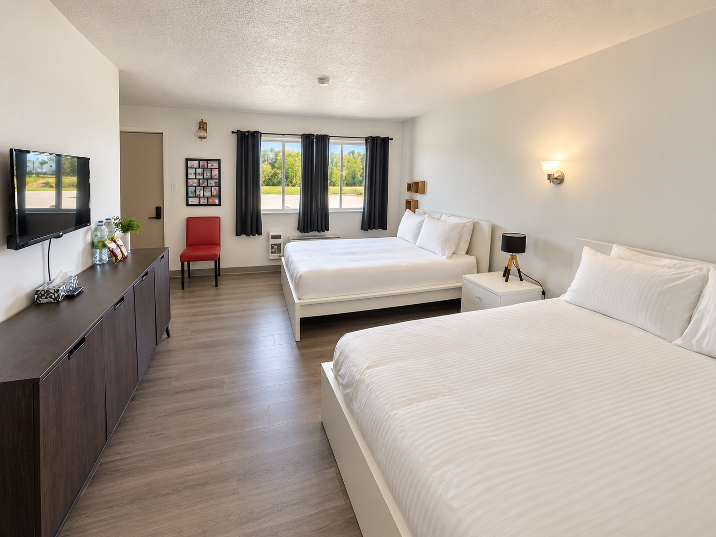 CHAMBRE – 2 lits queen