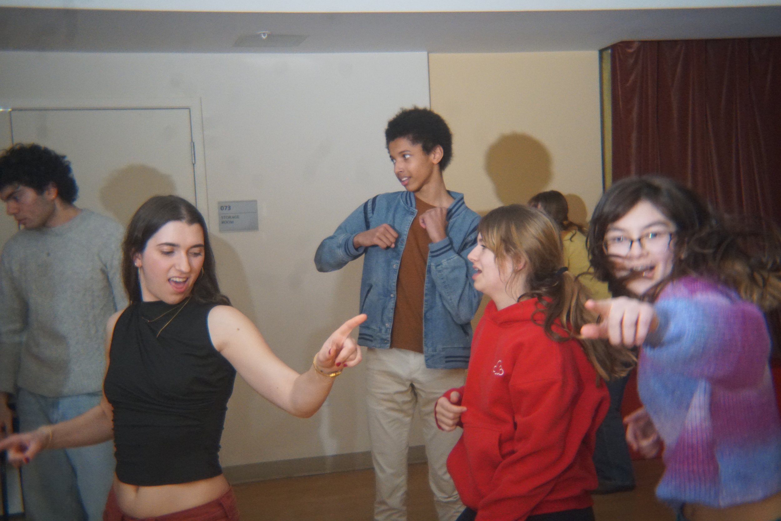 Dancing for dopamine, not that there was a shortage.