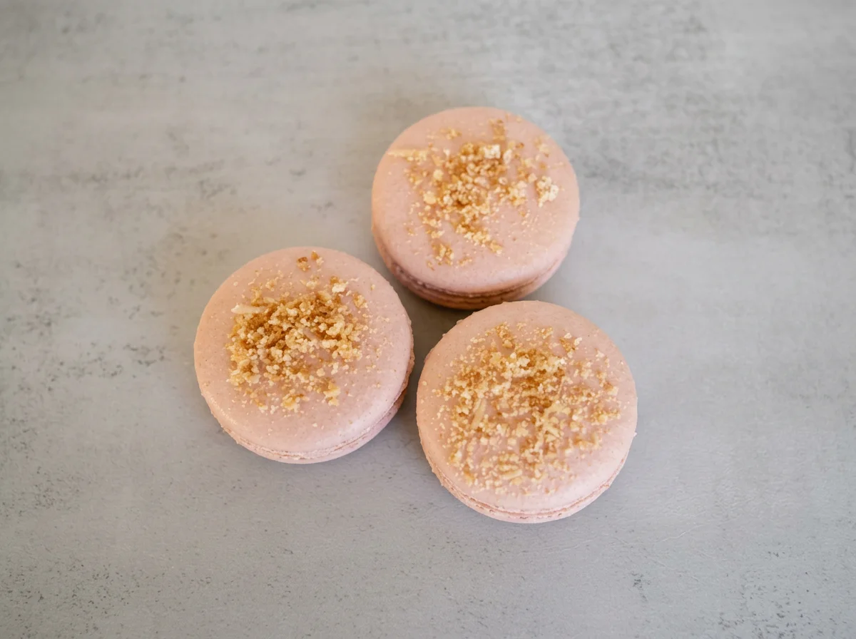 Coconut Barfi Macaron