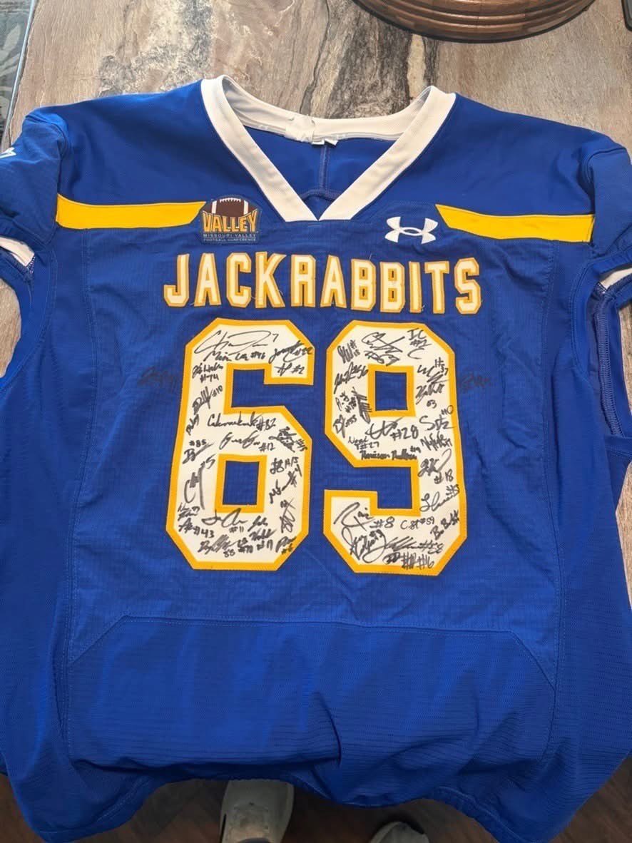 Quinten Christensen SDSU Jackrabbits Game Day Jersey