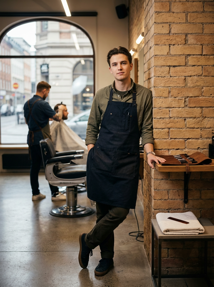 Professional barber at UZI CUTS barber studio in Kendall, Miami, FL.